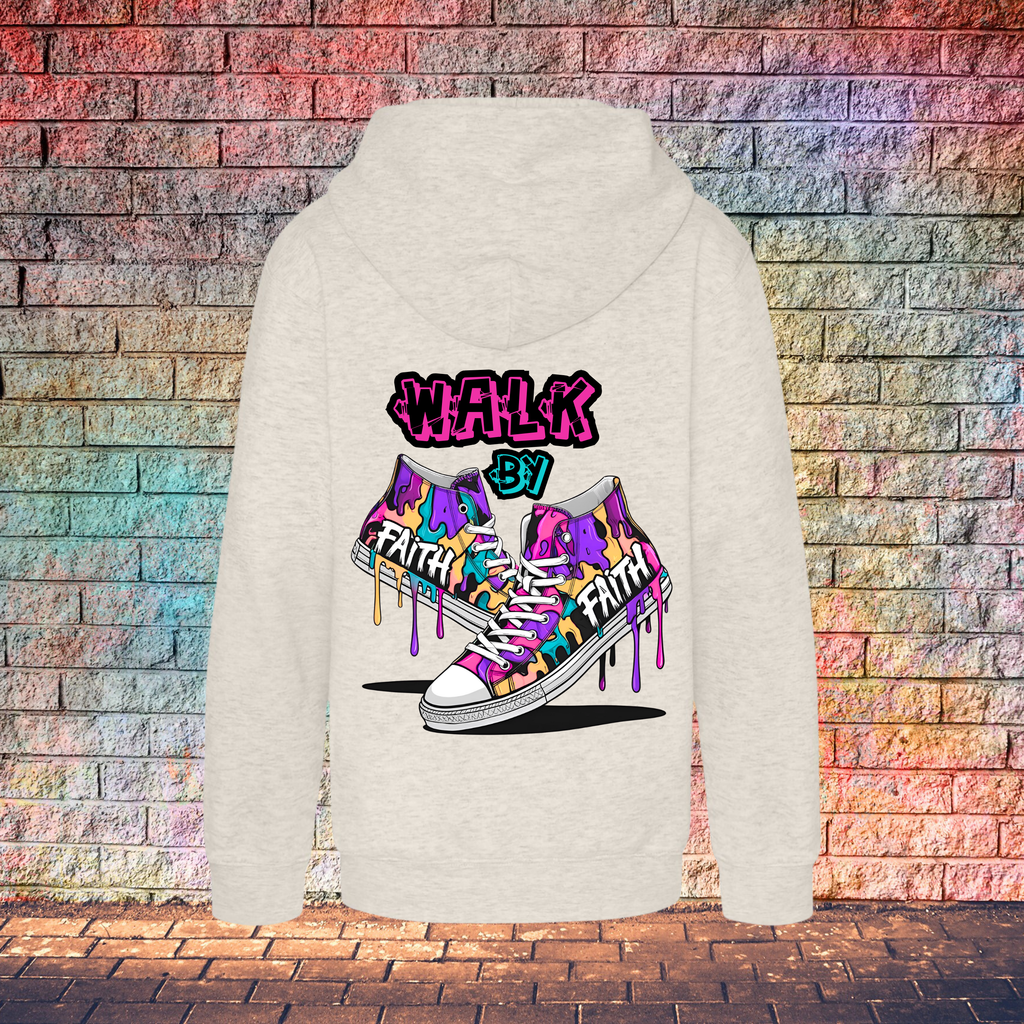 Walk By Faith / Shoes - Youth Hoodie
