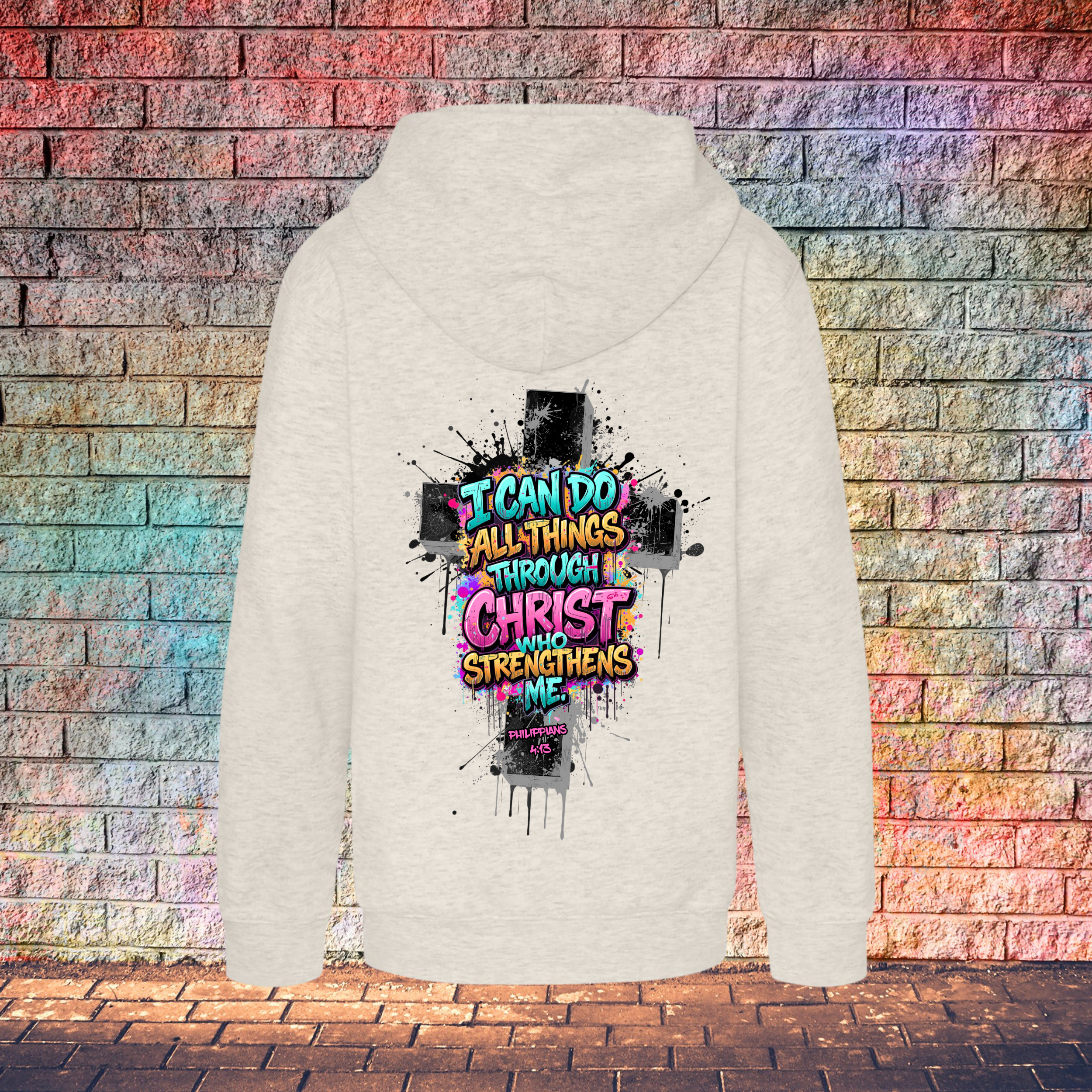 I Can Do All Things Through Christ Who Strengthens Me - Youth Hoodie