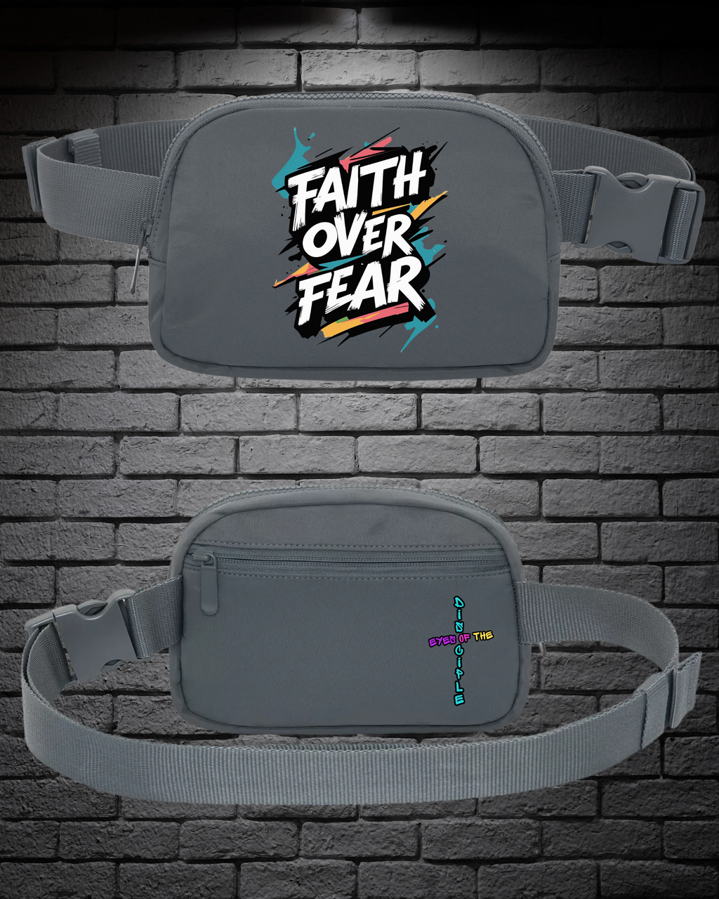 Storm Grey - Cross Body / Hip Bag