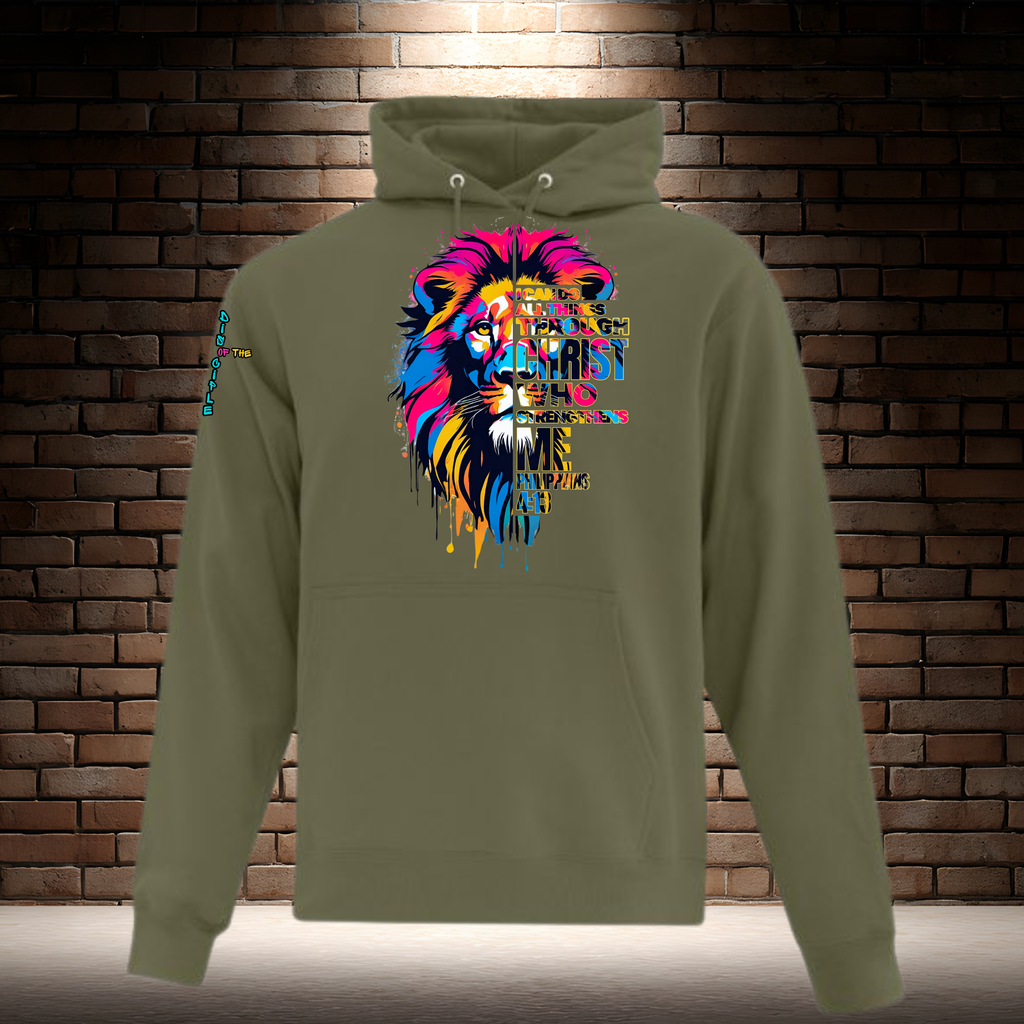 Philippians 4:13 Lion and Bold Jesus