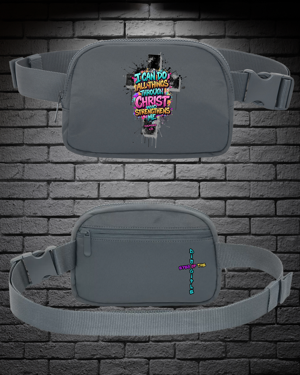 Storm Grey - Cross Body / Hip Bag