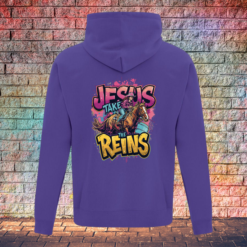 Jesus Take The Reins - Youth Hoodie