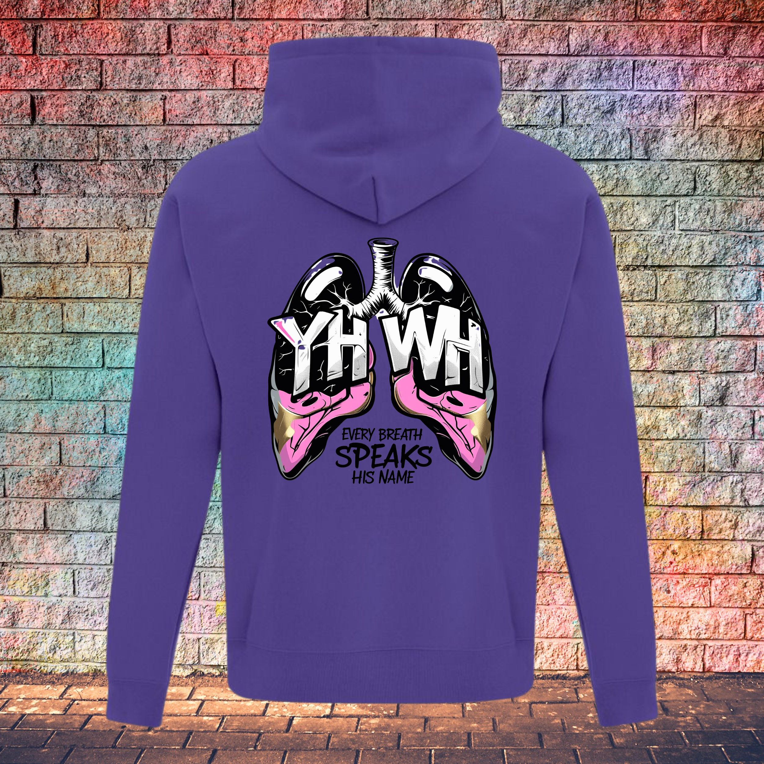 Yahweh Every Breath Speaks His Name - Youth Hoodie