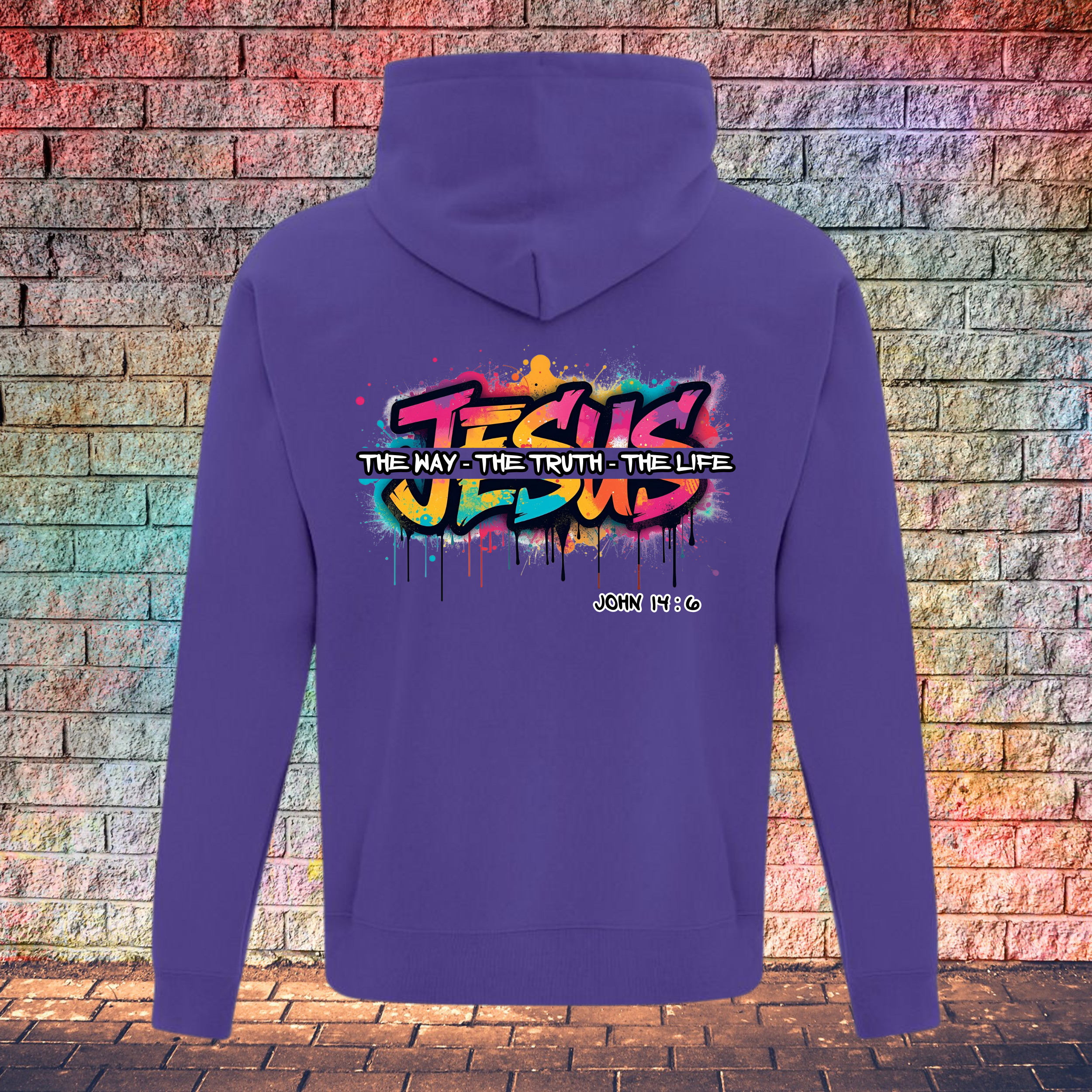 Jesus Is The Way The Truth The Life - Youth Hoodie