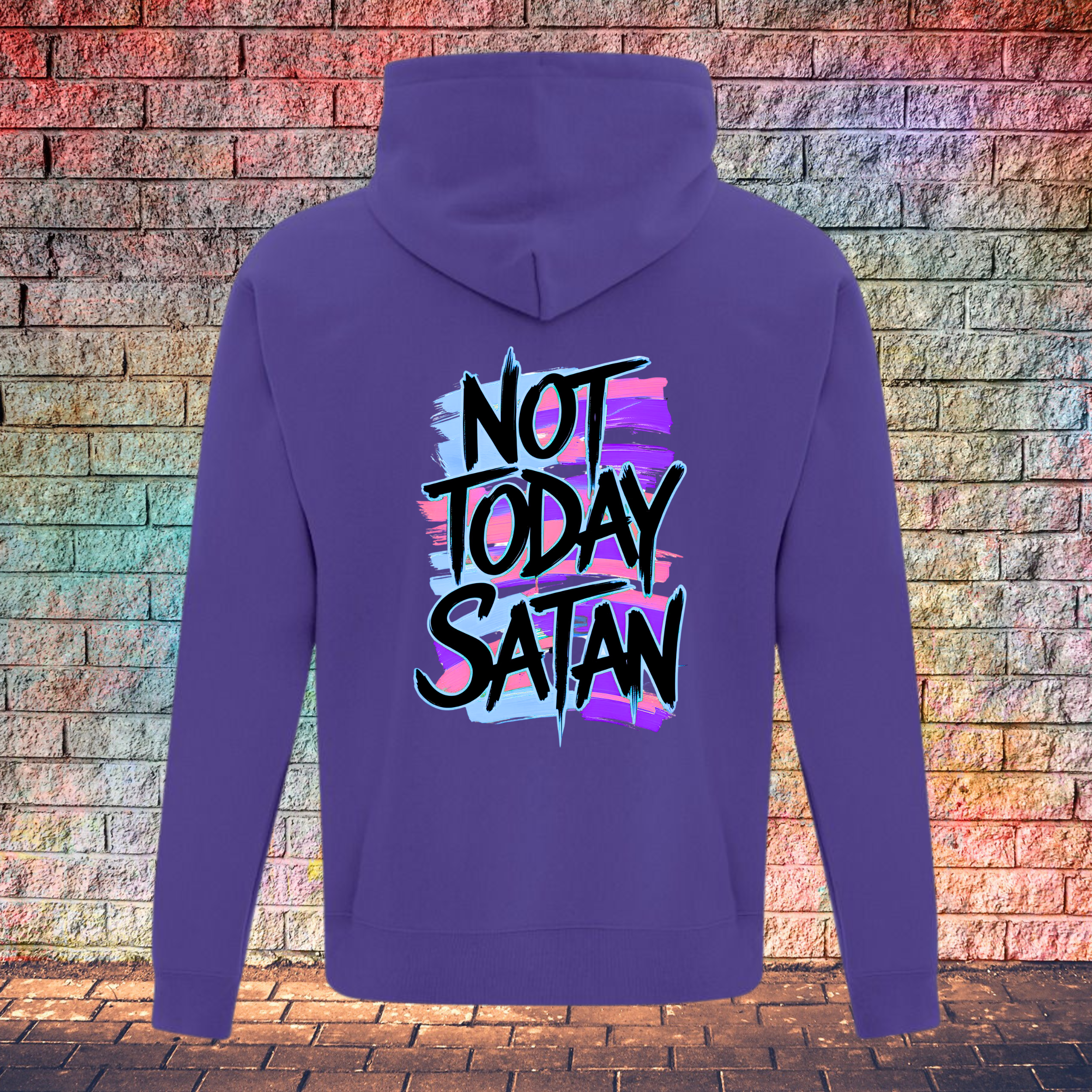 Not Today Satan - Youth Hoodie