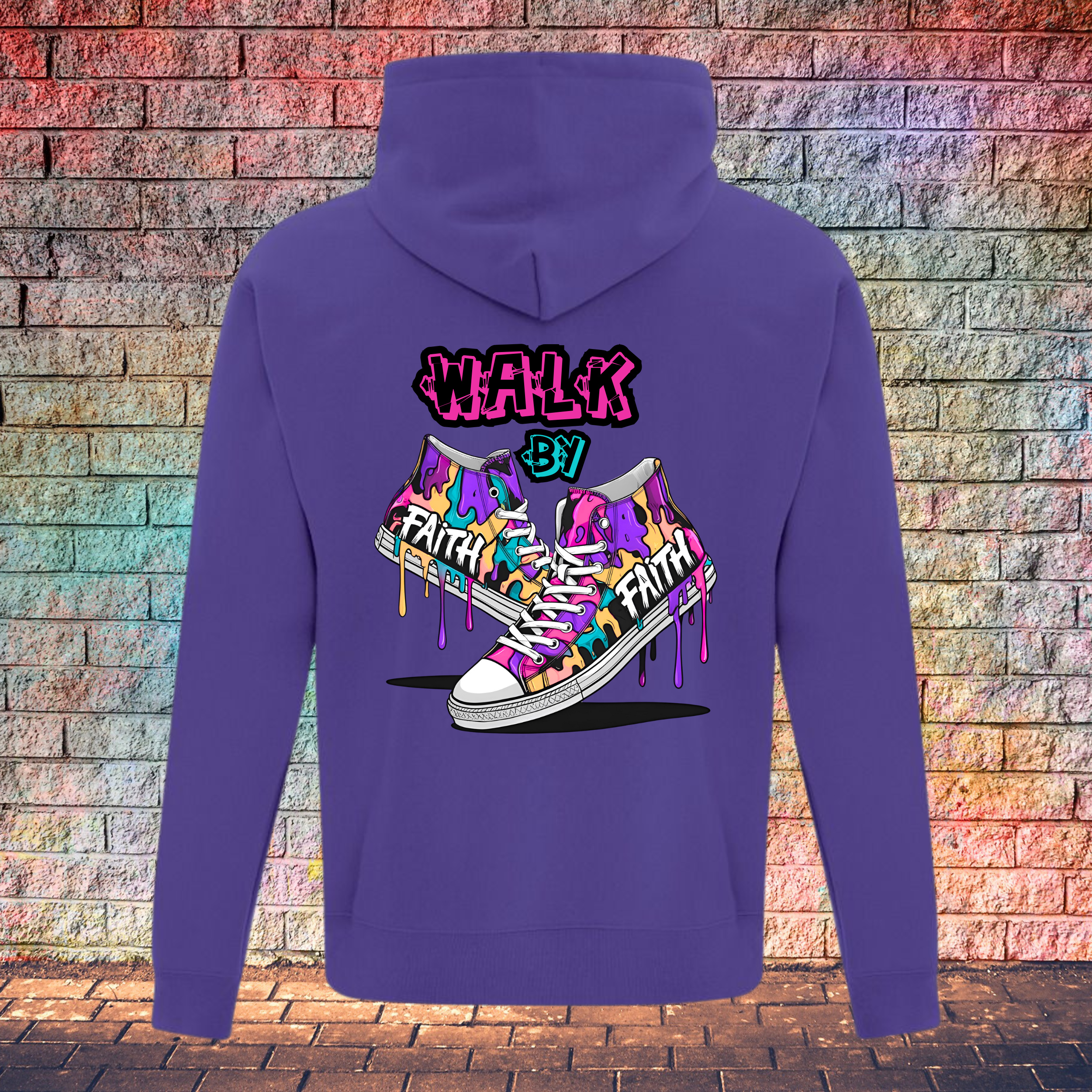 Walk By Faith / Shoes - Youth Hoodie