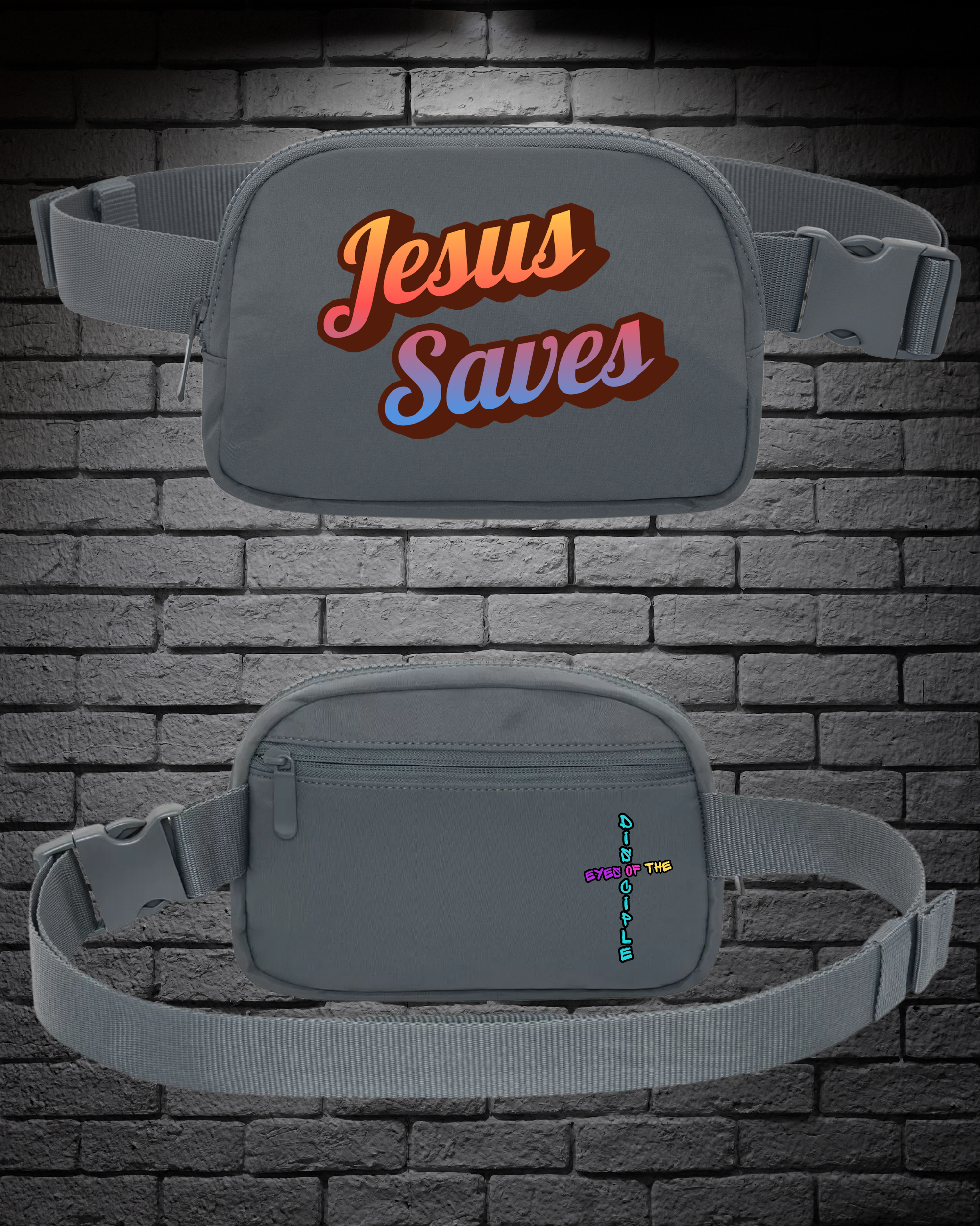 Storm Grey - Cross Body / Hip Bag