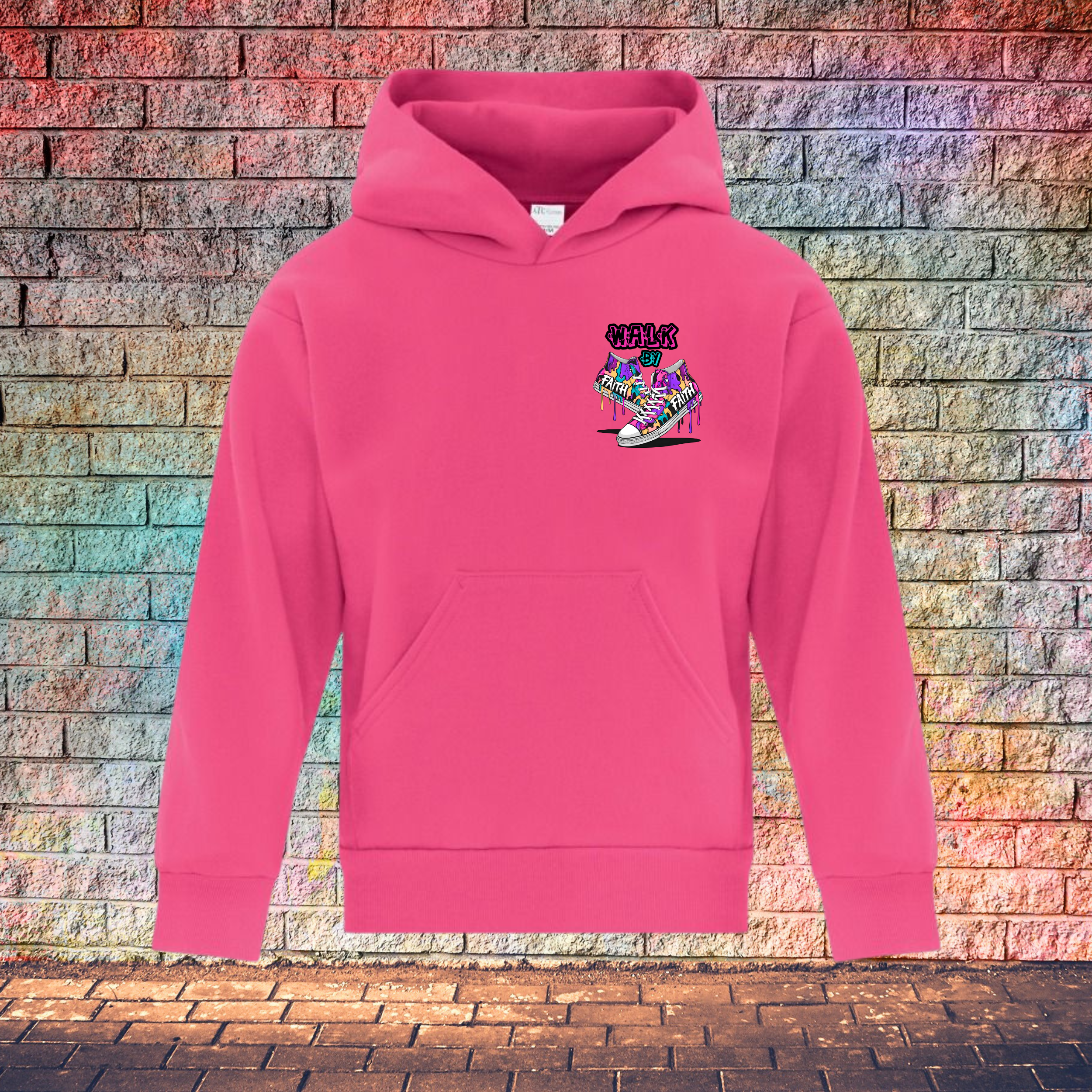 Walk By Faith / Shoes - Youth Hoodie