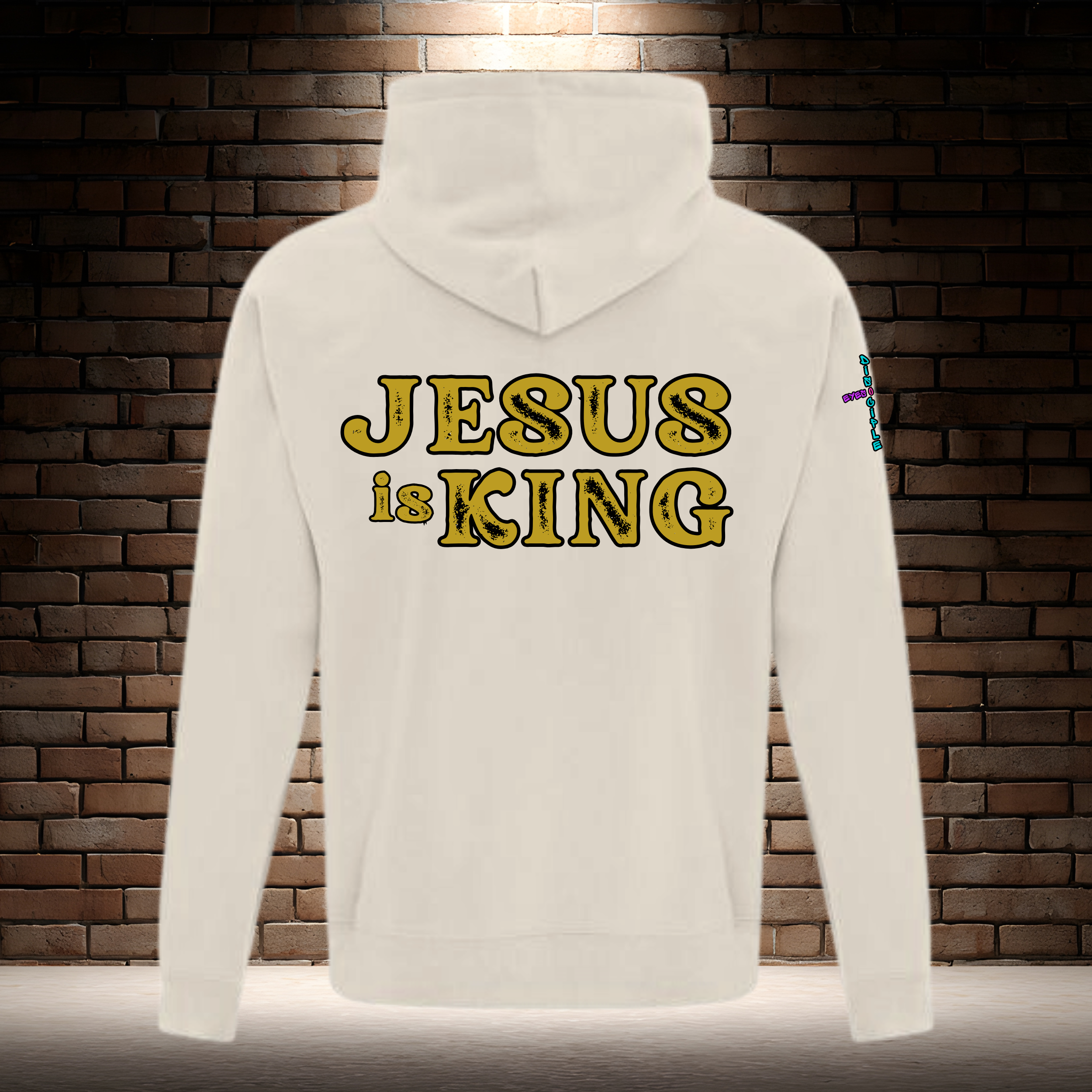 Jesus Is King - Rustic Gold