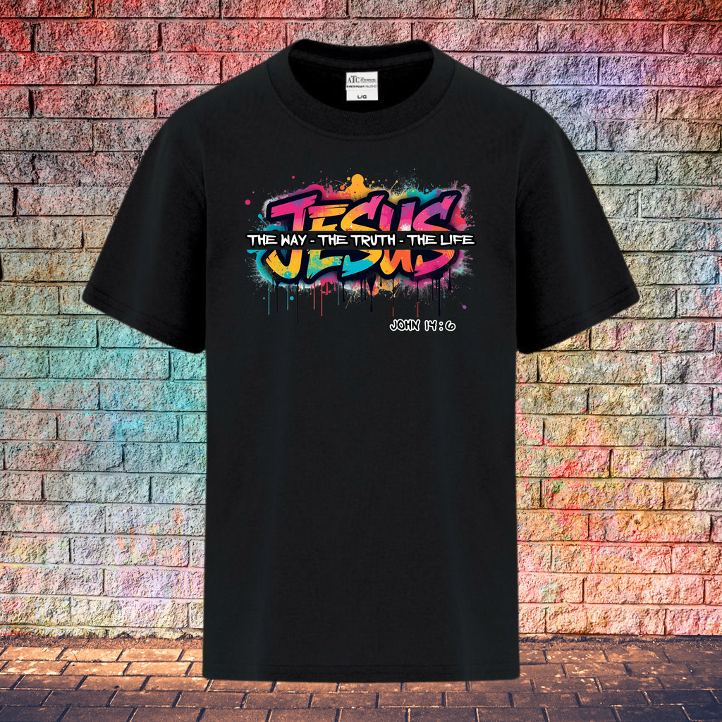 Jesus Is The Way The Truth The Life - Youth T-Shirt