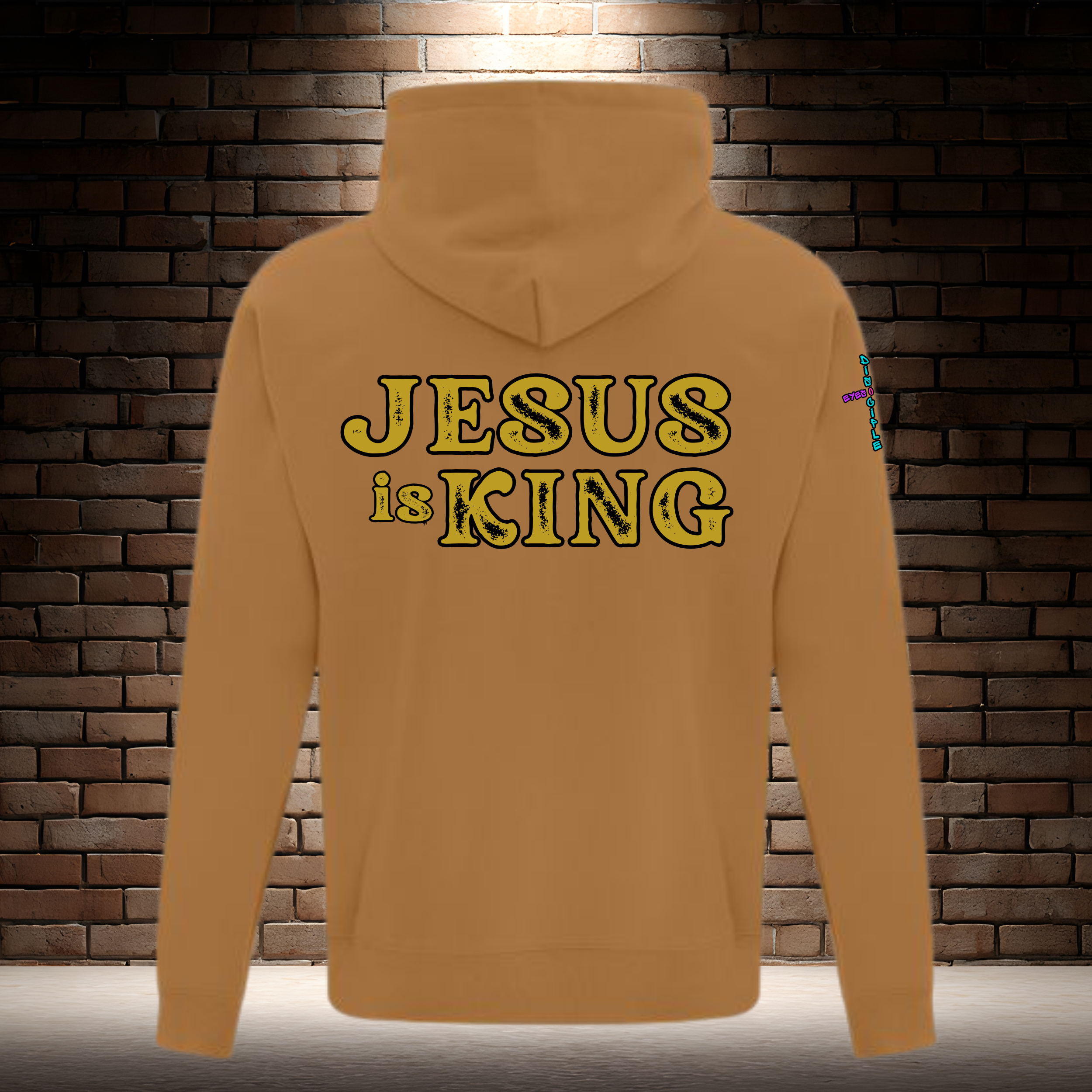 Jesus Is King - Rustic Gold