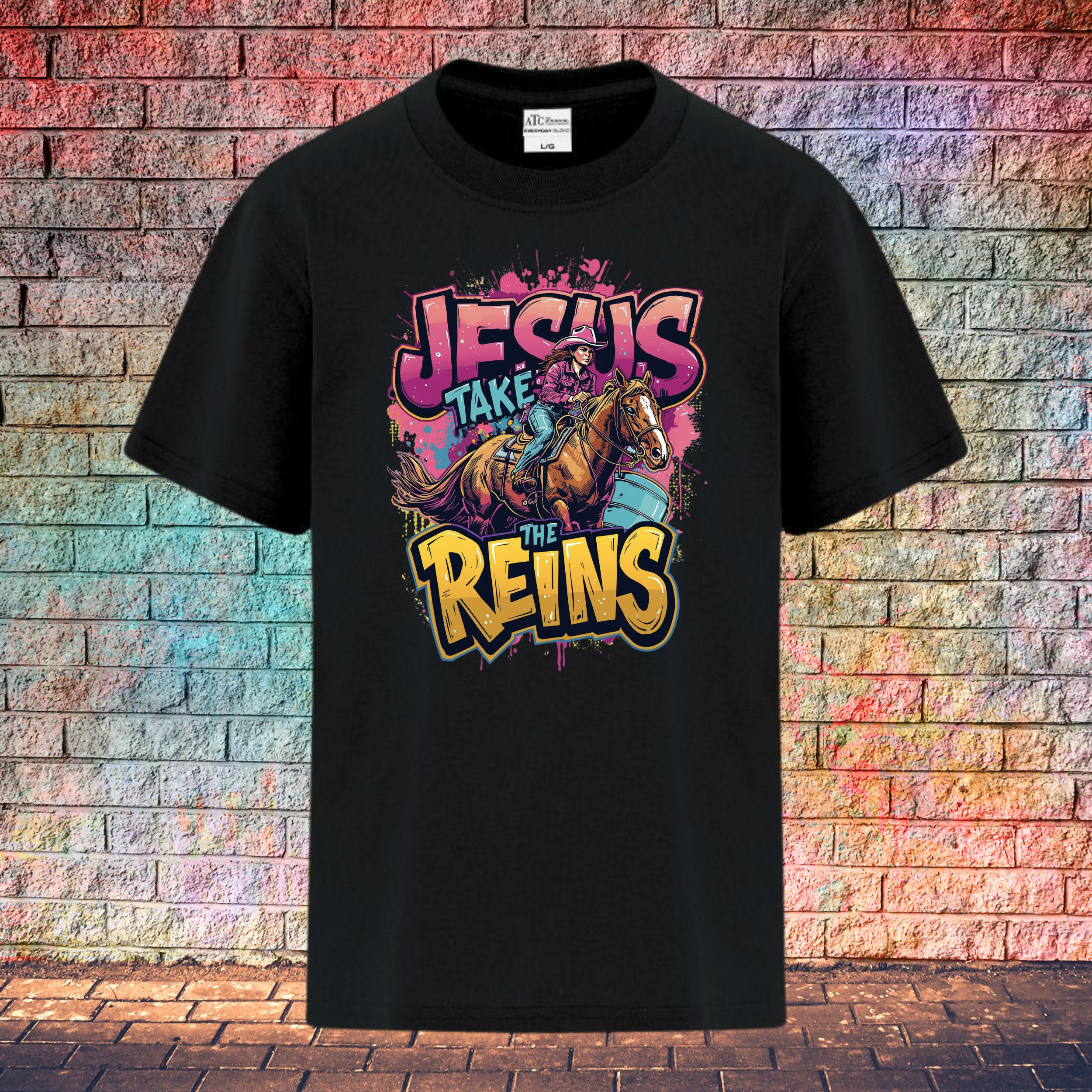 Jesus Take The Reins - Youth T-Shirt