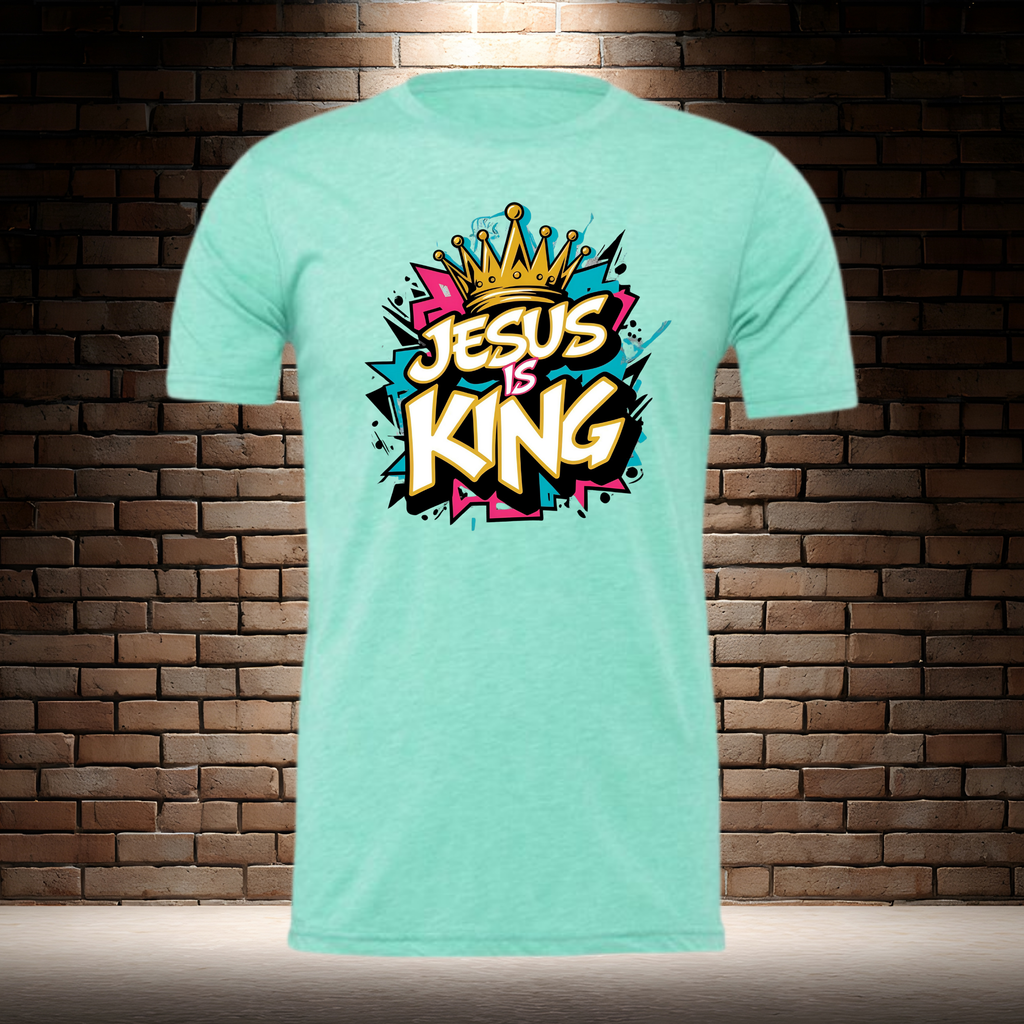 Jesus Is King - Color Burst