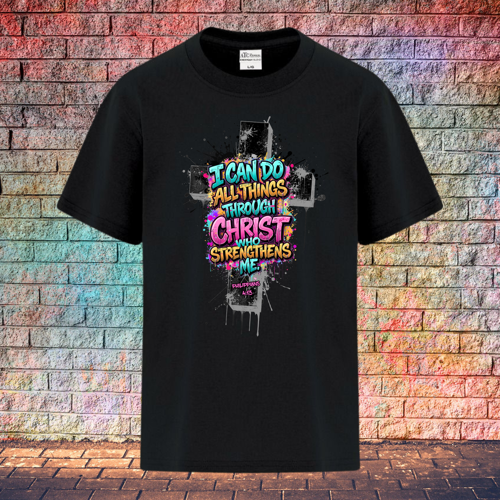 I Can Do All Things Through Christ Who Strengthens Me - Youth T-Shirt