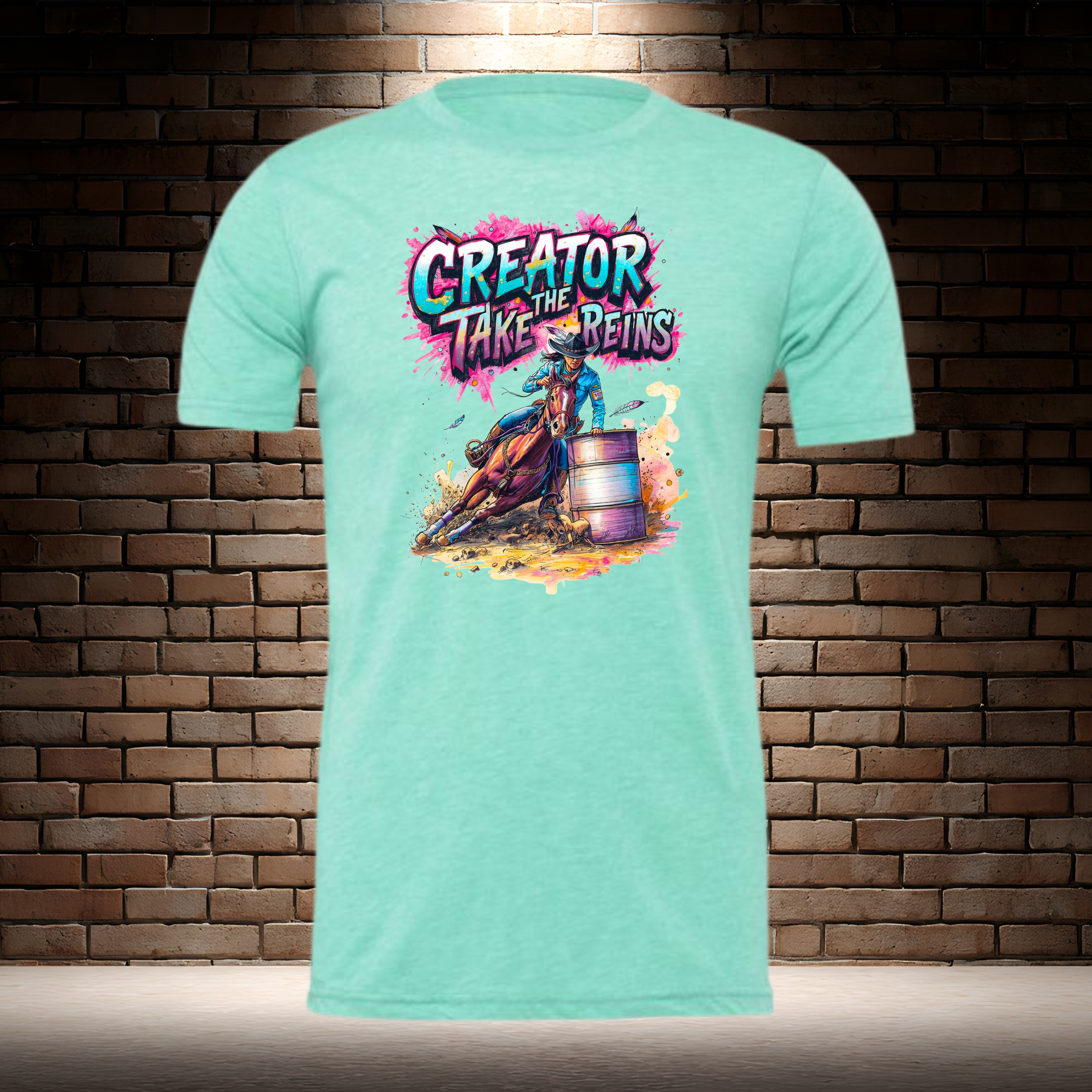Creator Take The Reins - White/Turquoise Creator