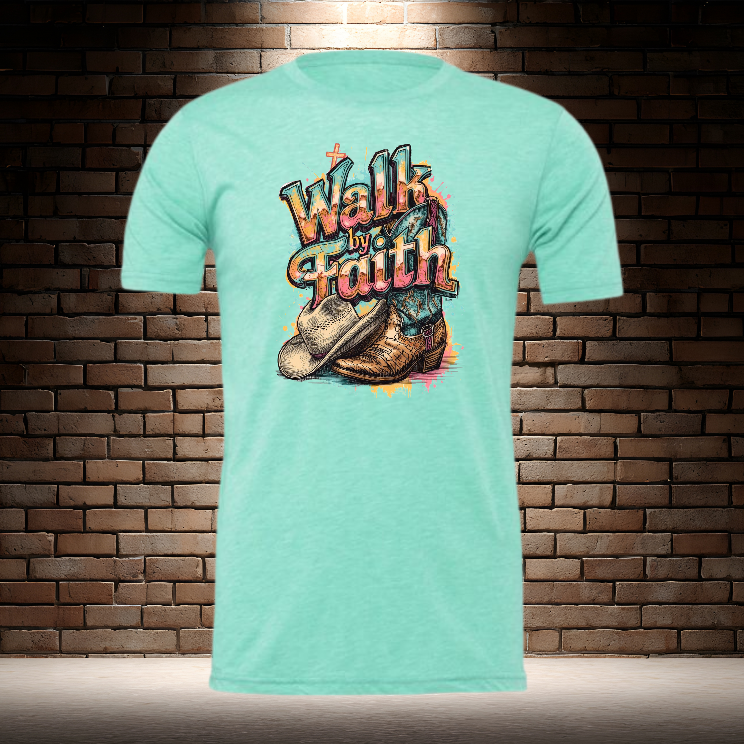 Walk By Faith - Boot and Hat