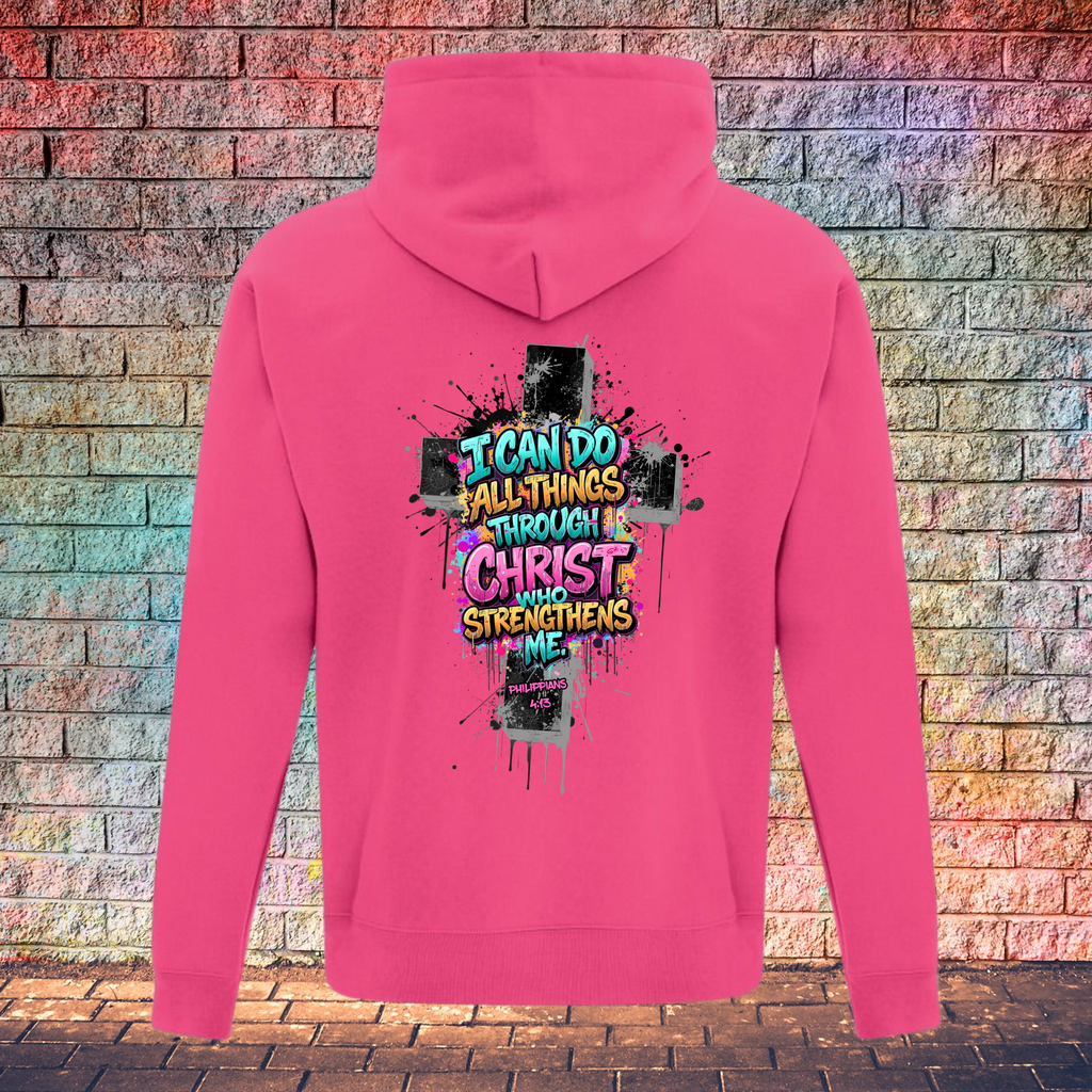 I Can Do All Things Through Christ Who Strengthens Me - Youth Hoodie