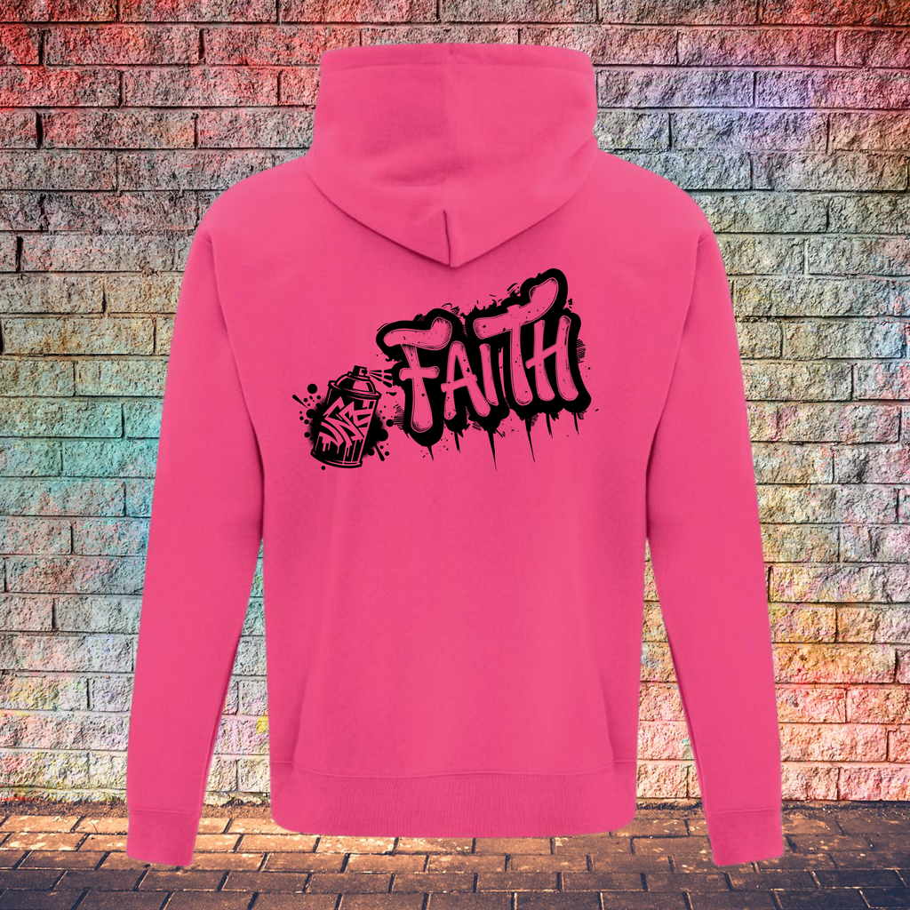 Faith Graffiti Spray - Youth Hoodie