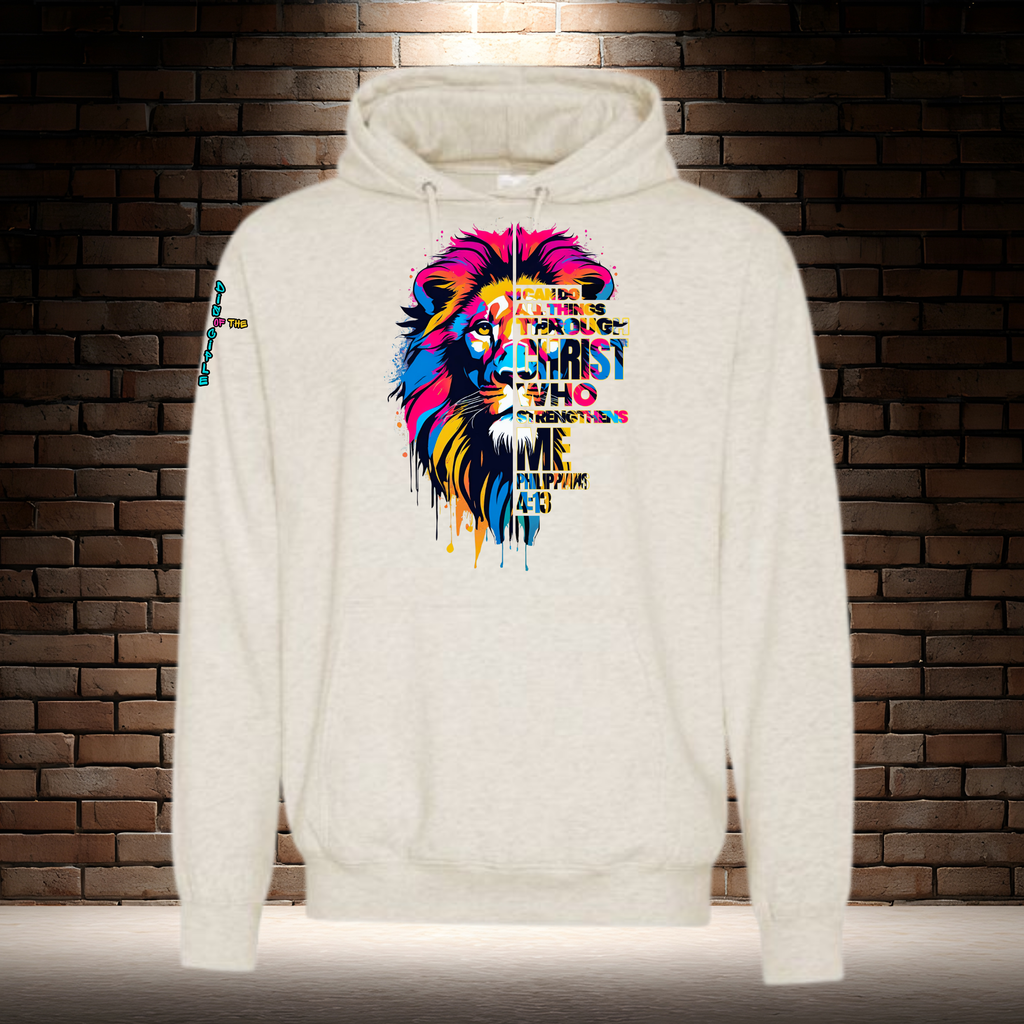 Philippians 4:13 Lion and Bold Jesus