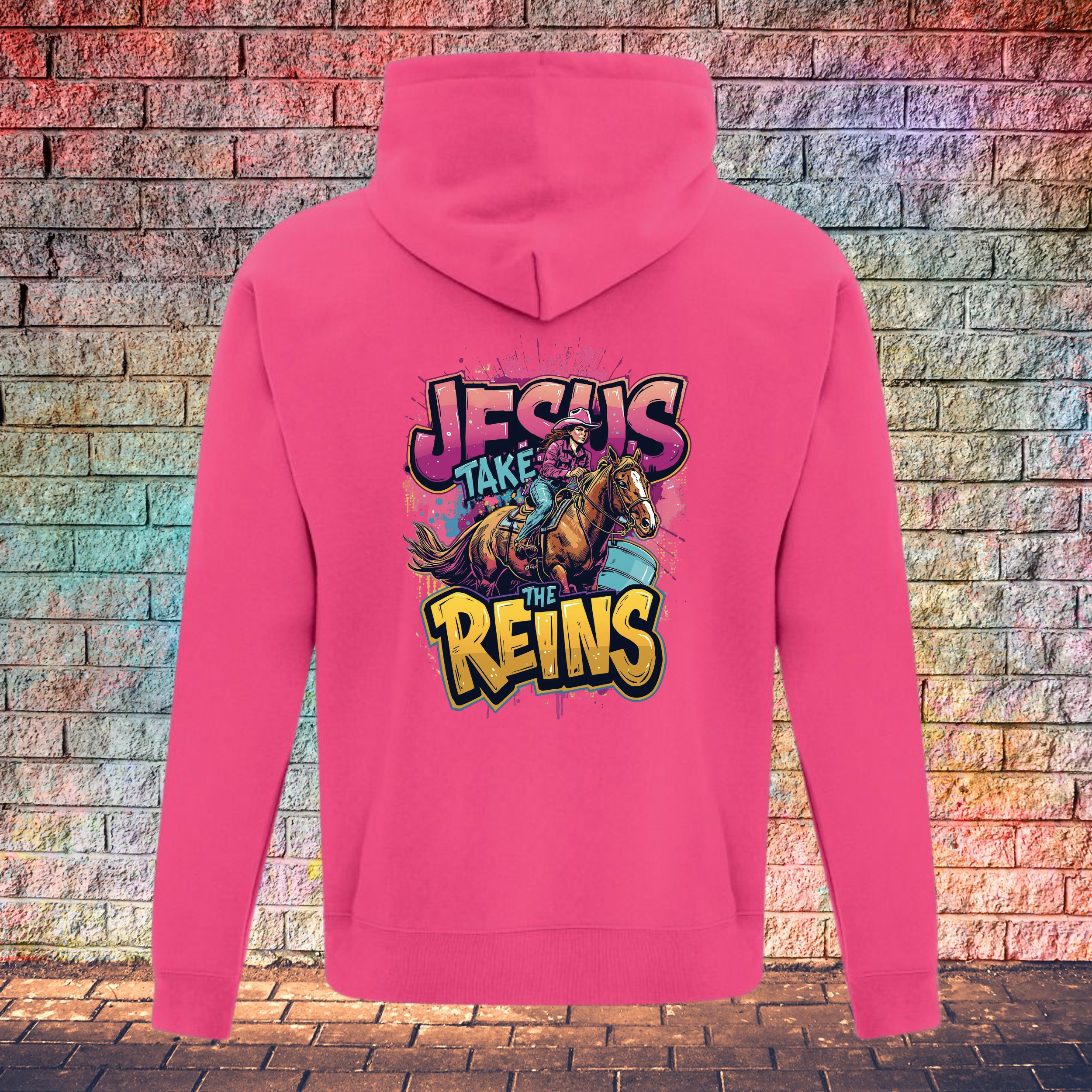 Jesus Take The Reins - Youth Hoodie