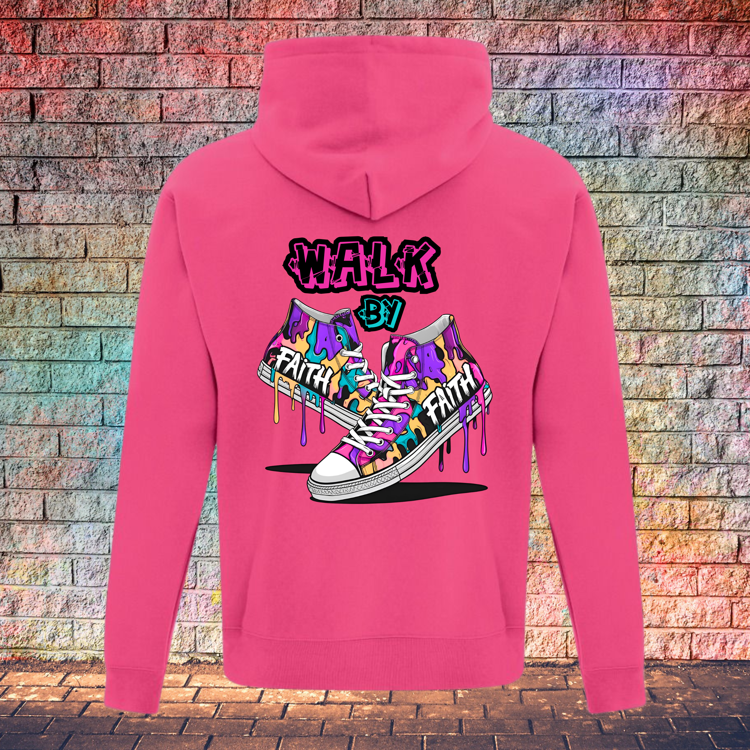 Walk By Faith / Shoes - Youth Hoodie