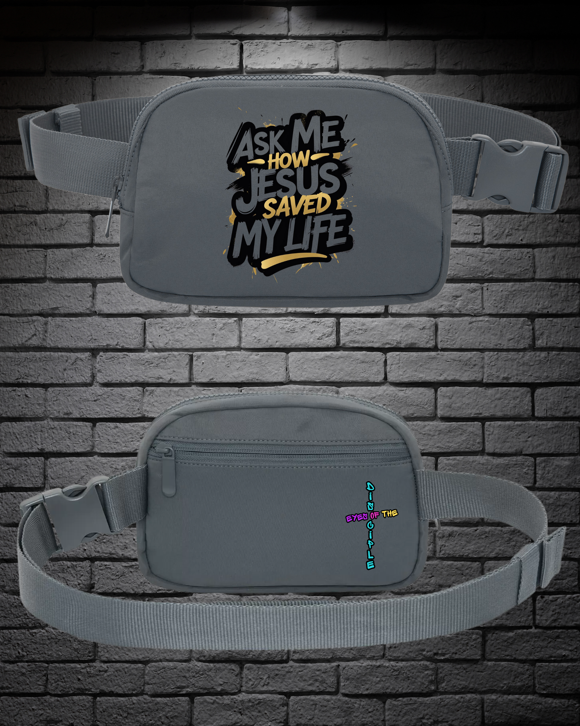 Storm Grey - Cross Body / Hip Bag