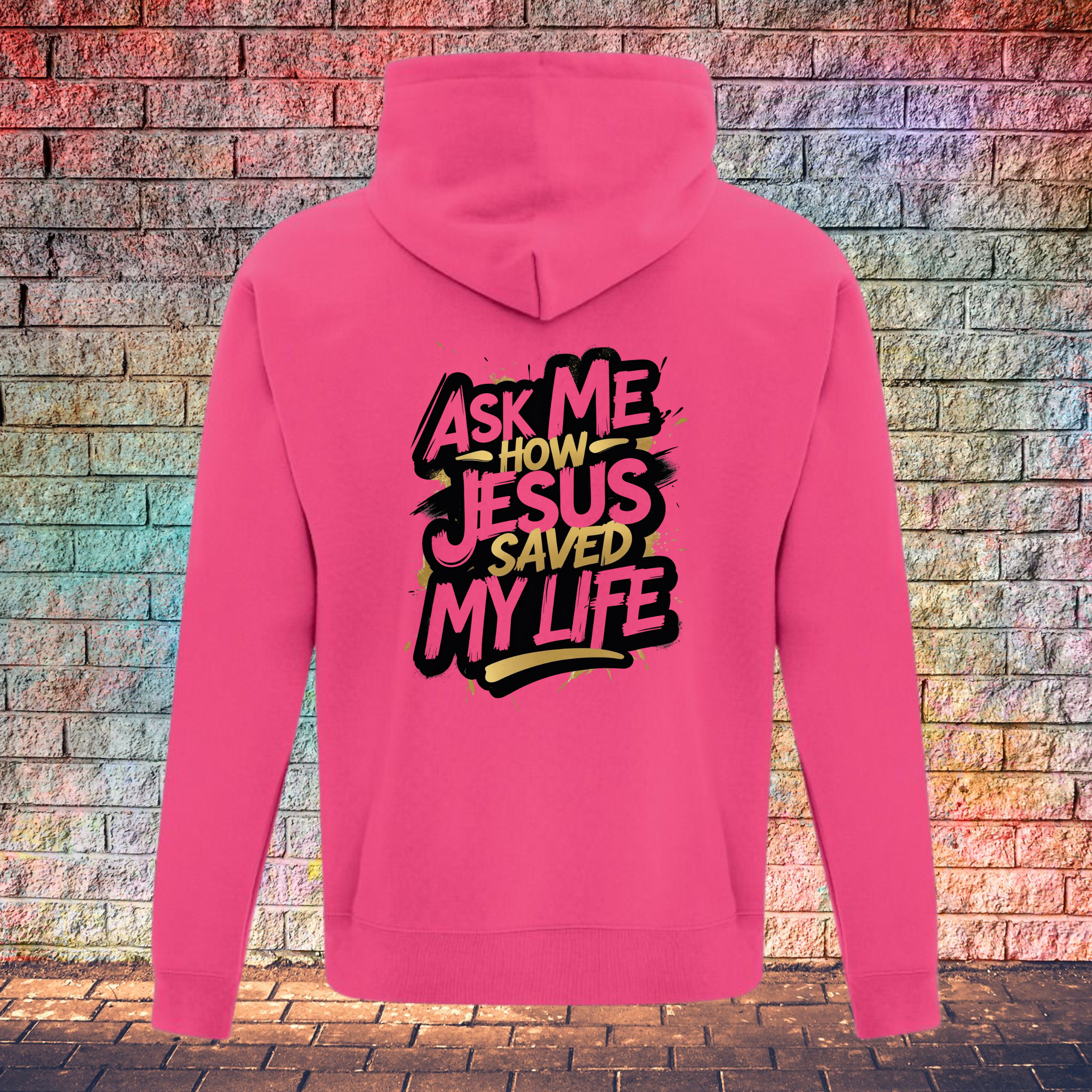 Ask Me How Jesus Saved My Life - Youth Hoodie