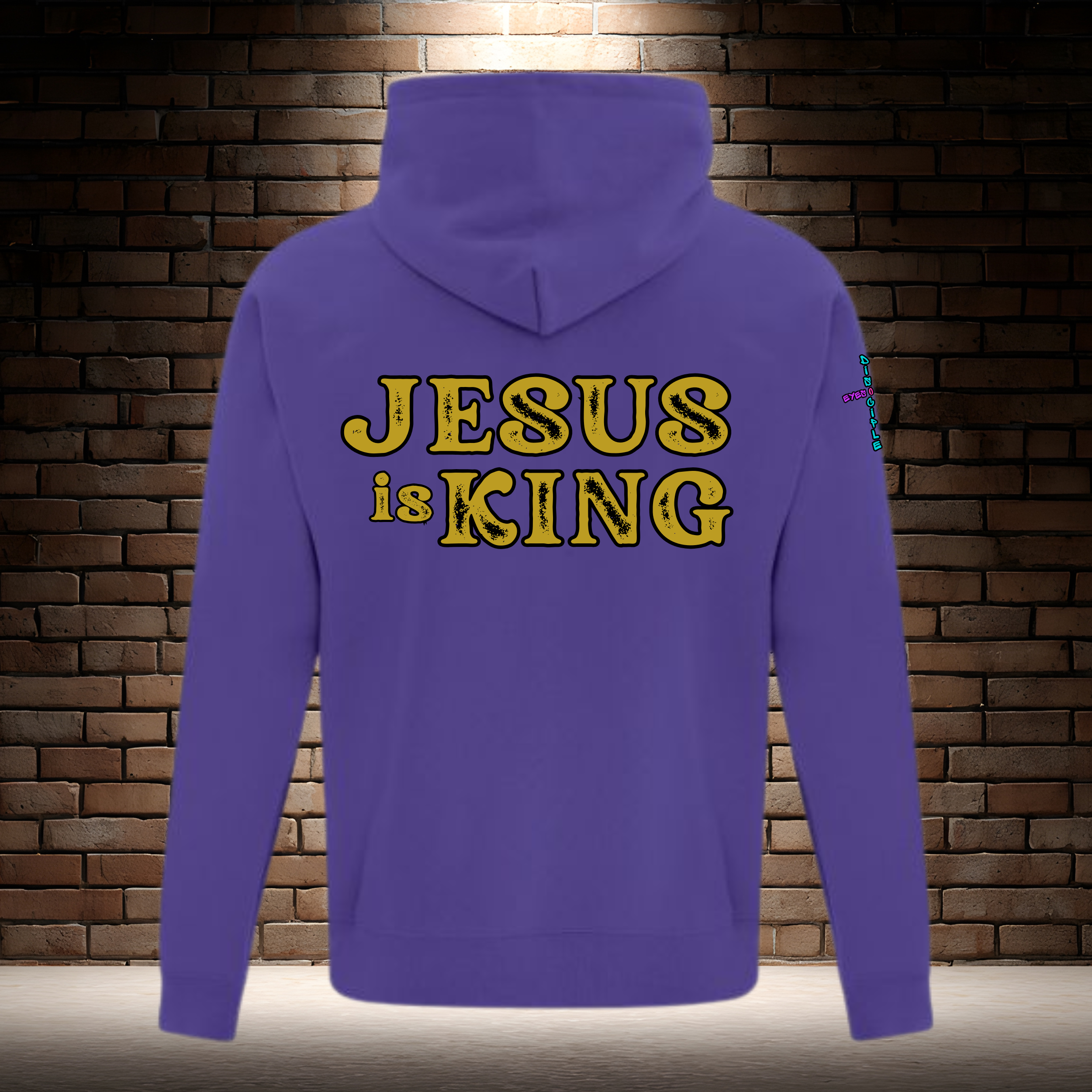 Jesus Is King - Rustic Gold