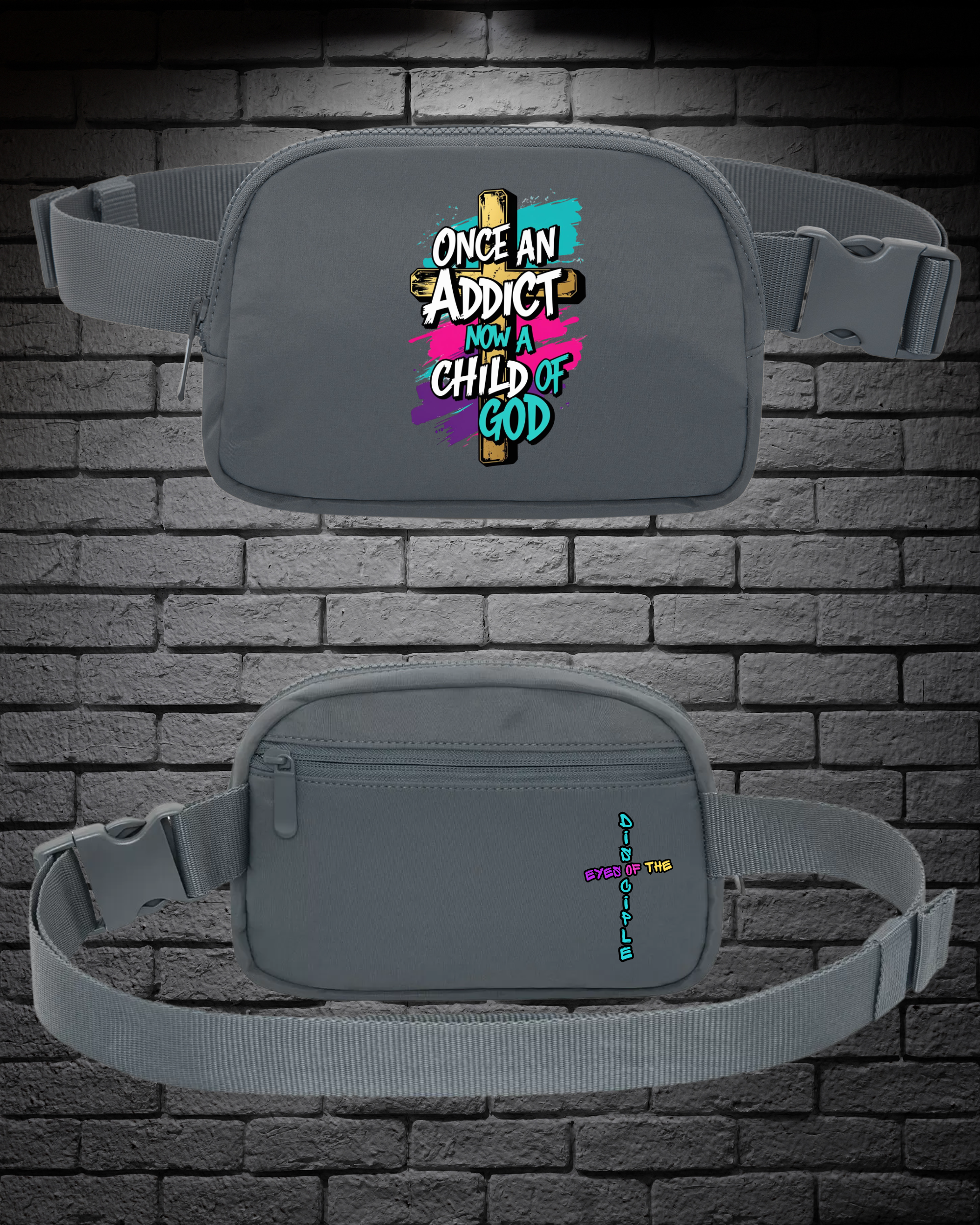 Storm Grey - Cross Body / Hip Bag