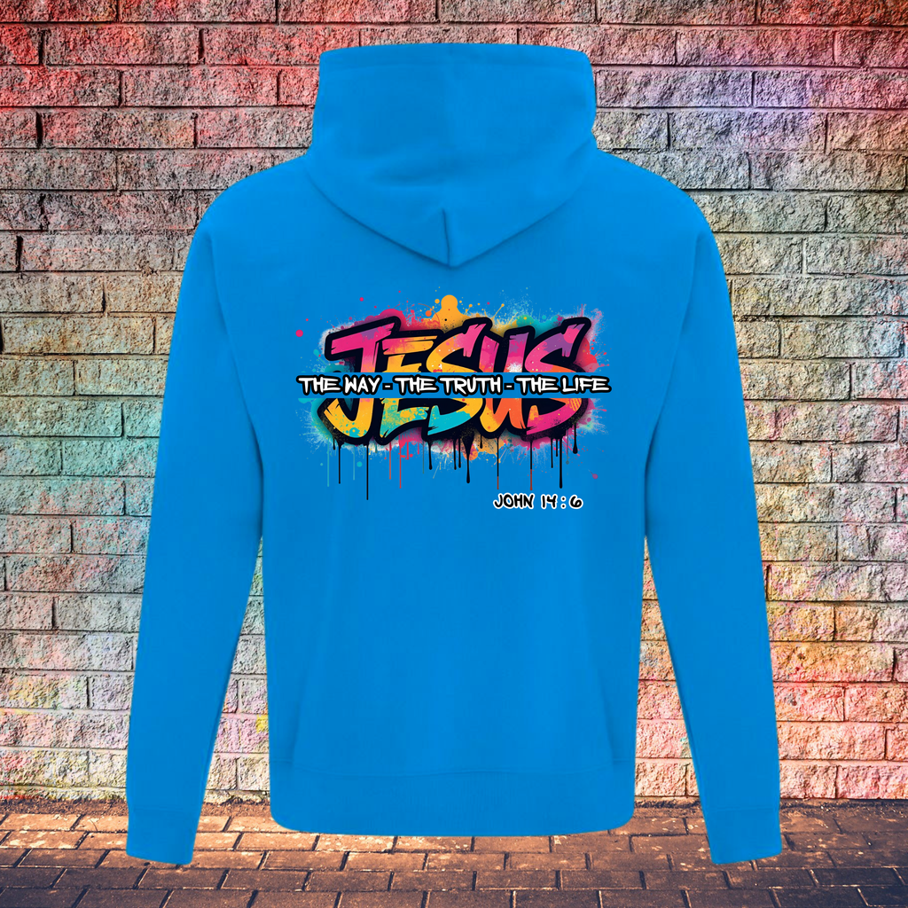 Jesus Is The Way The Truth The Life - Youth Hoodie