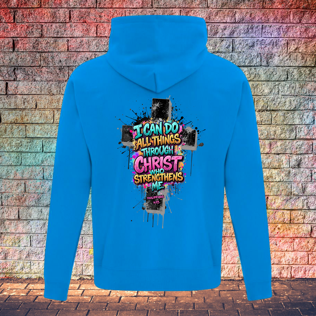 I Can Do All Things Through Christ Who Strengthens Me - Youth Hoodie