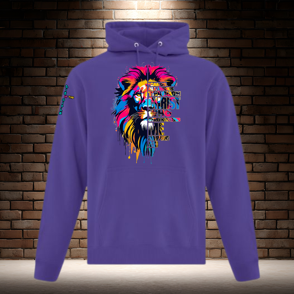 Philippians 4:13 Lion and Bold Jesus