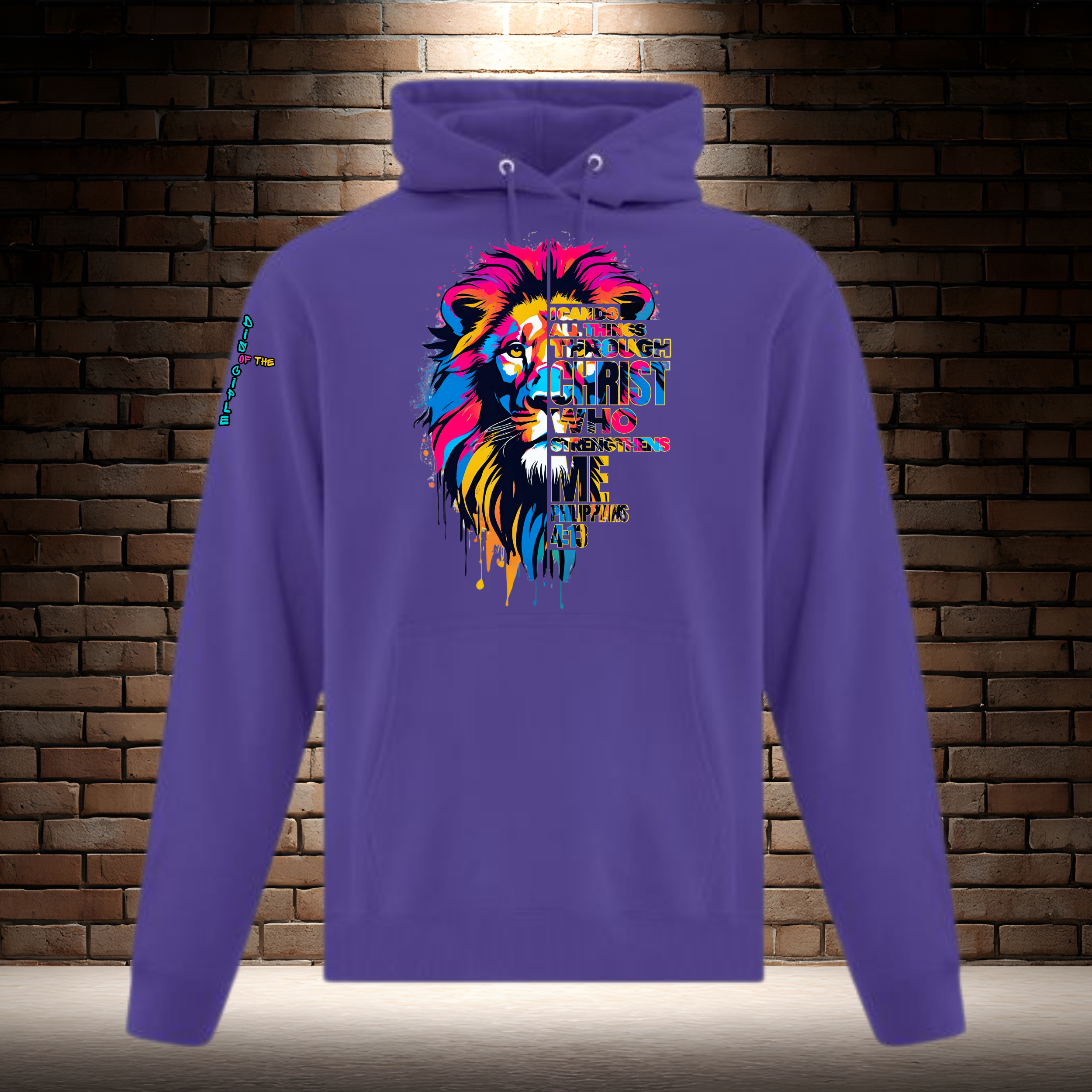 Philippians 4:13 Lion and Bold Jesus