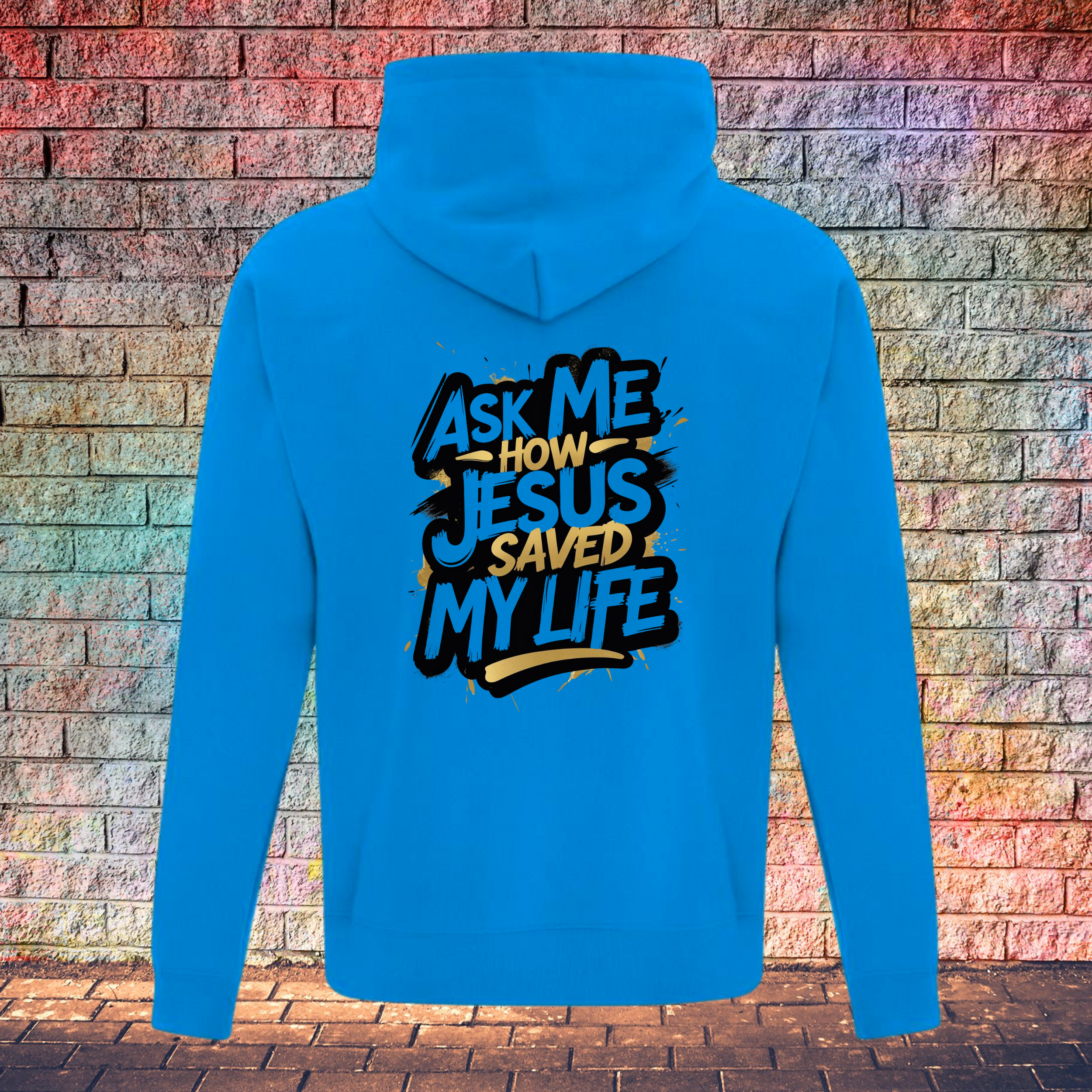 Ask Me How Jesus Saved My Life - Youth Hoodie