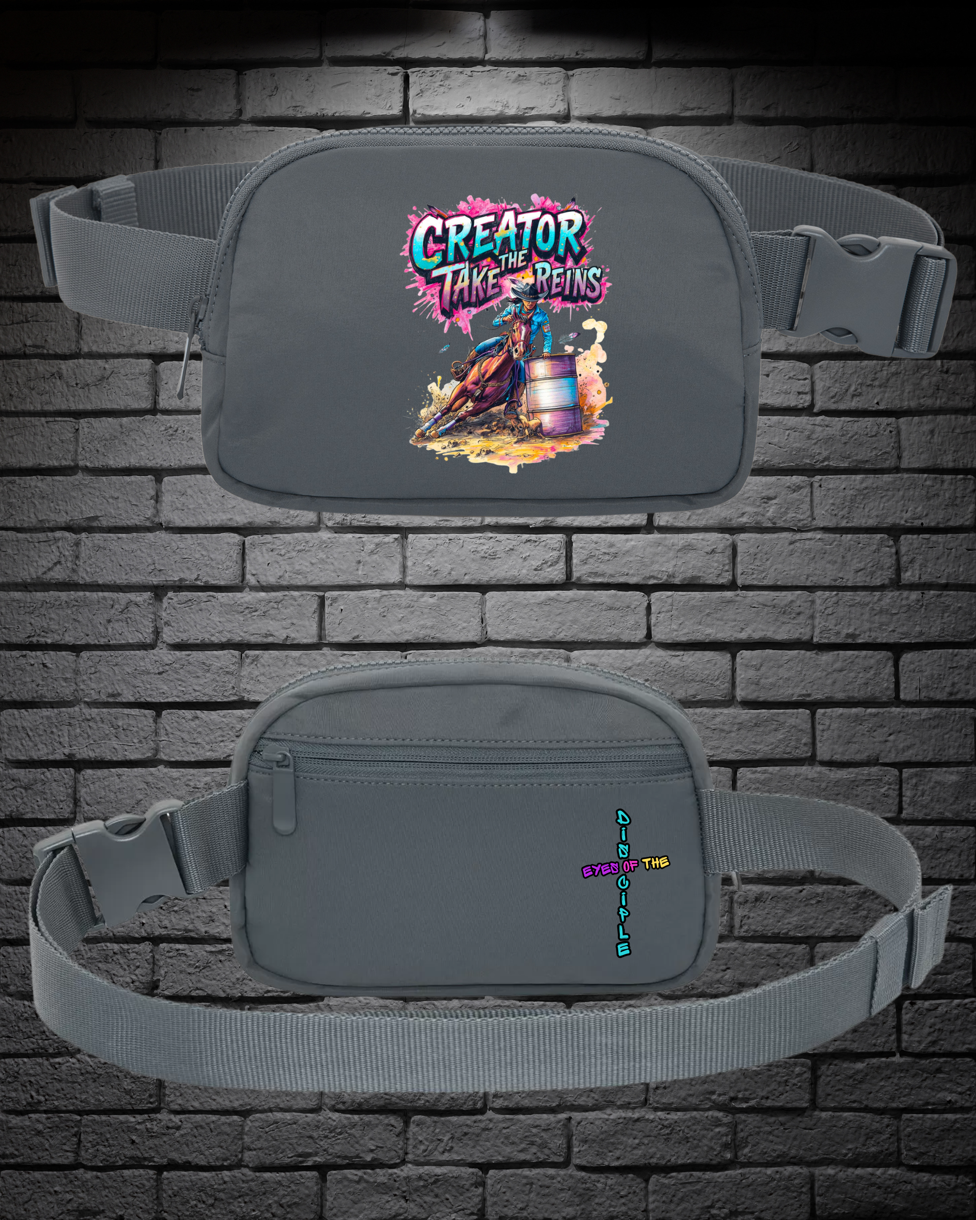 Storm Grey - Cross Body / Hip Bag