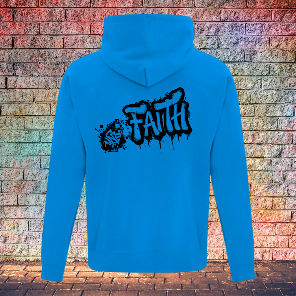 Faith Graffiti Spray - Youth Hoodie