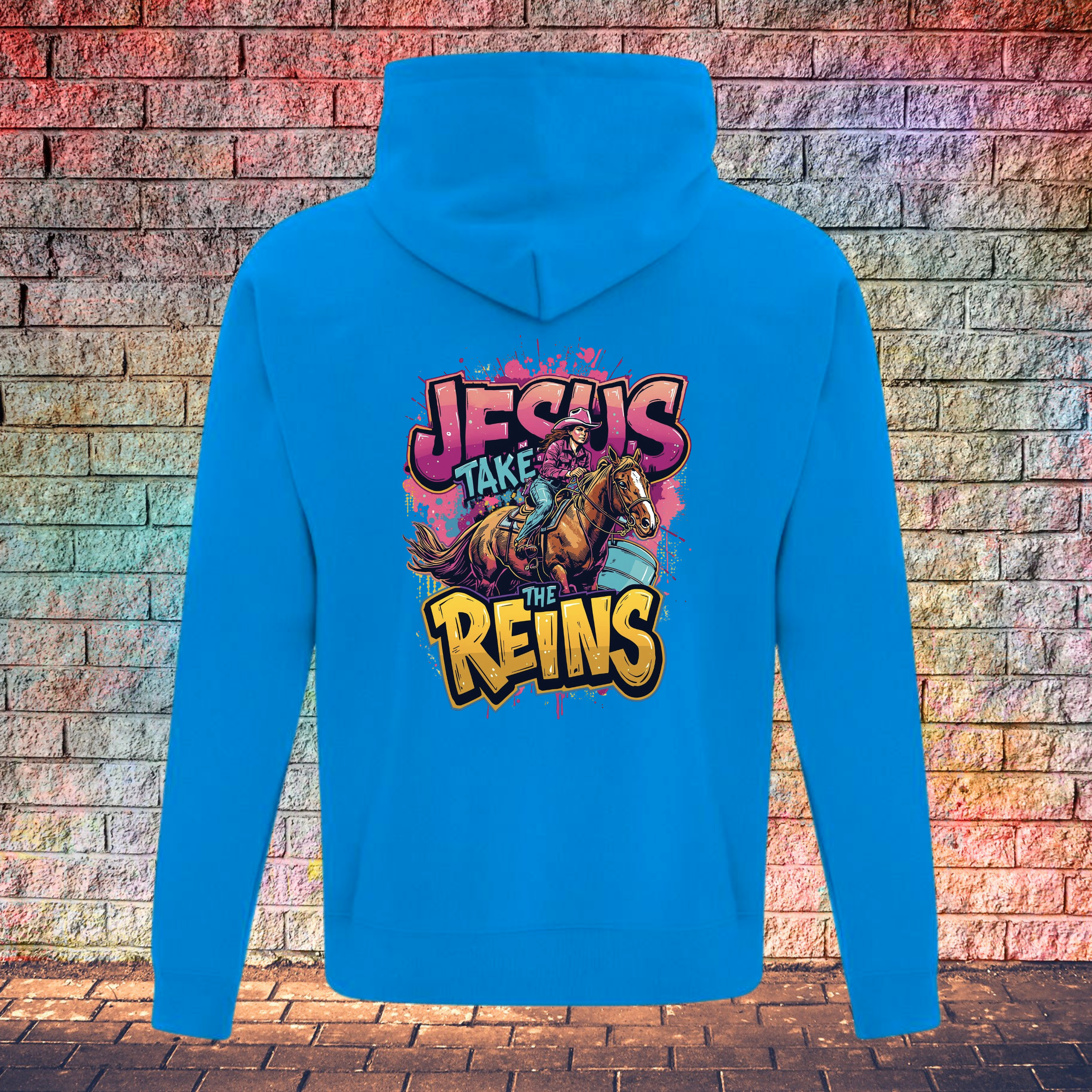 Jesus Take The Reins - Youth Hoodie