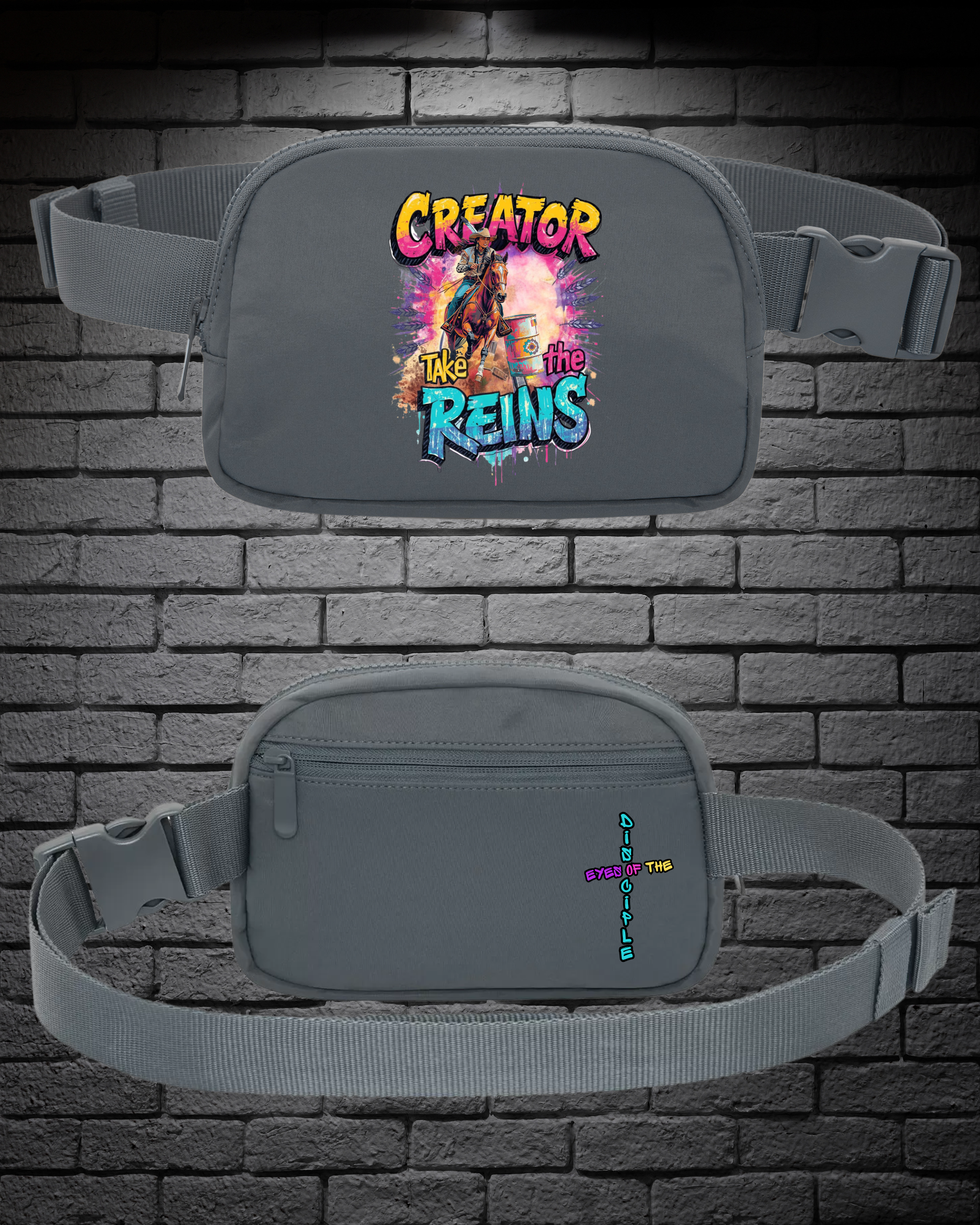 Storm Grey - Cross Body / Hip Bag