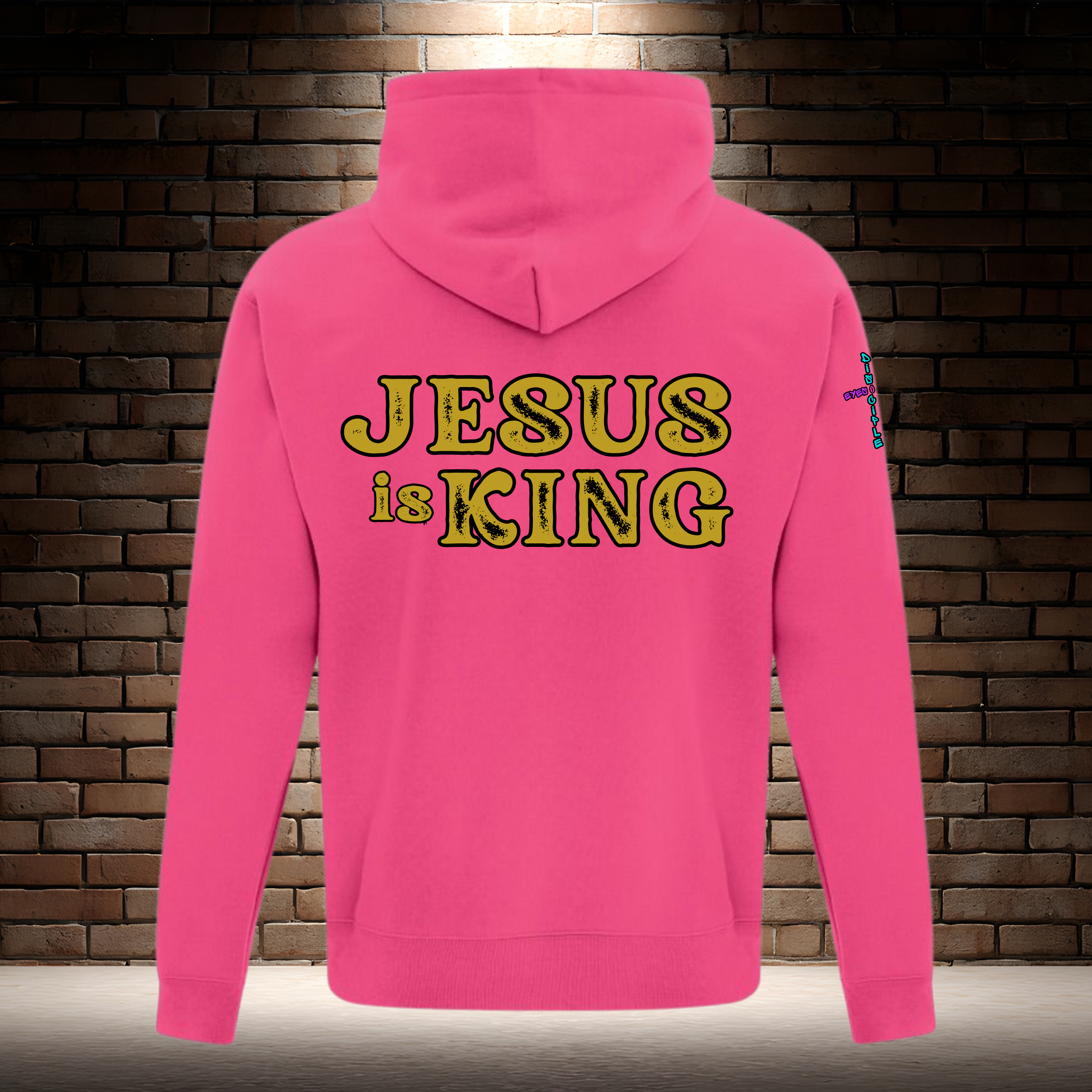 Jesus Is King - Rustic Gold