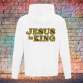 Jesus Is King Rustic Gold Letters - Youth Hoodie