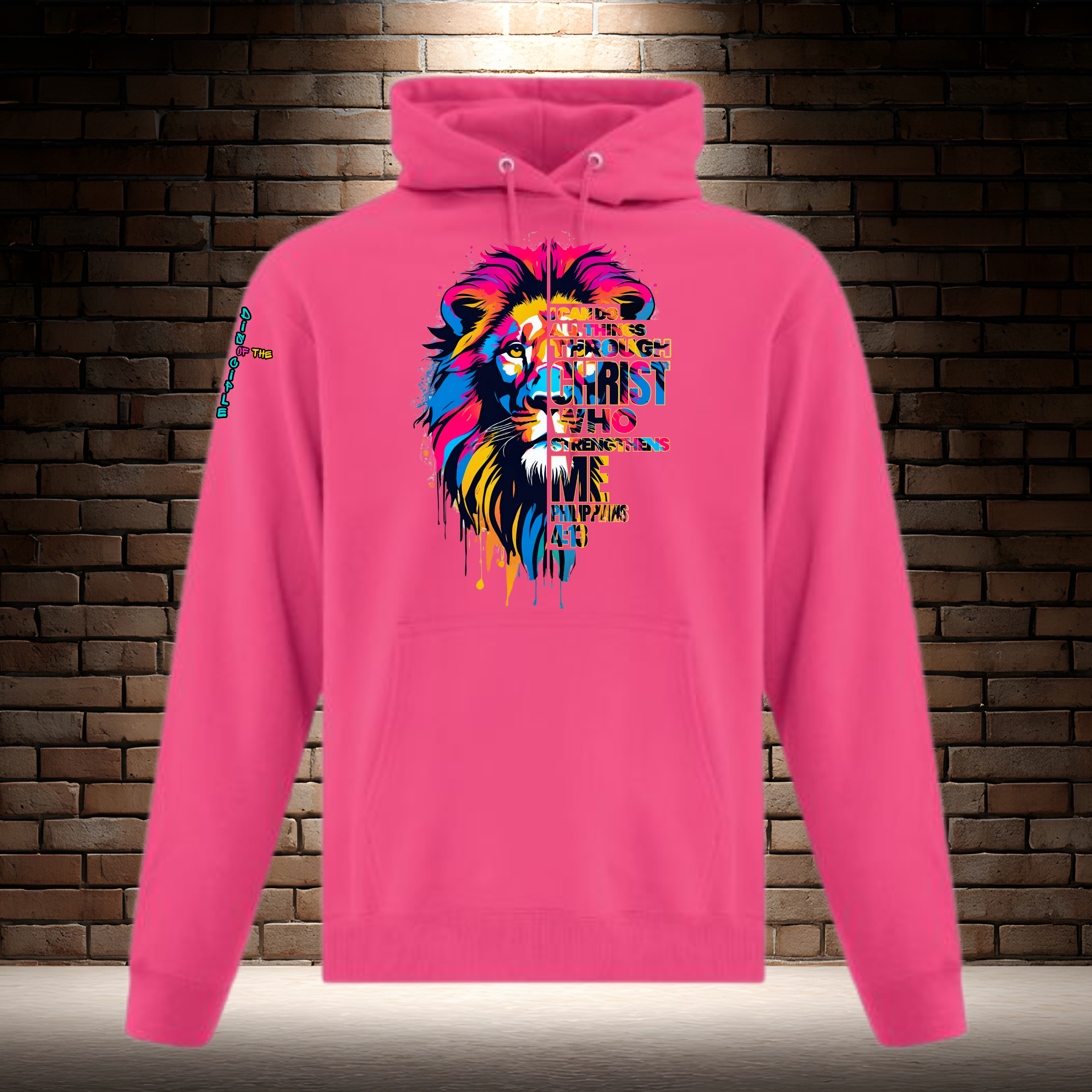 Philippians 4:13 Lion and Bold Jesus