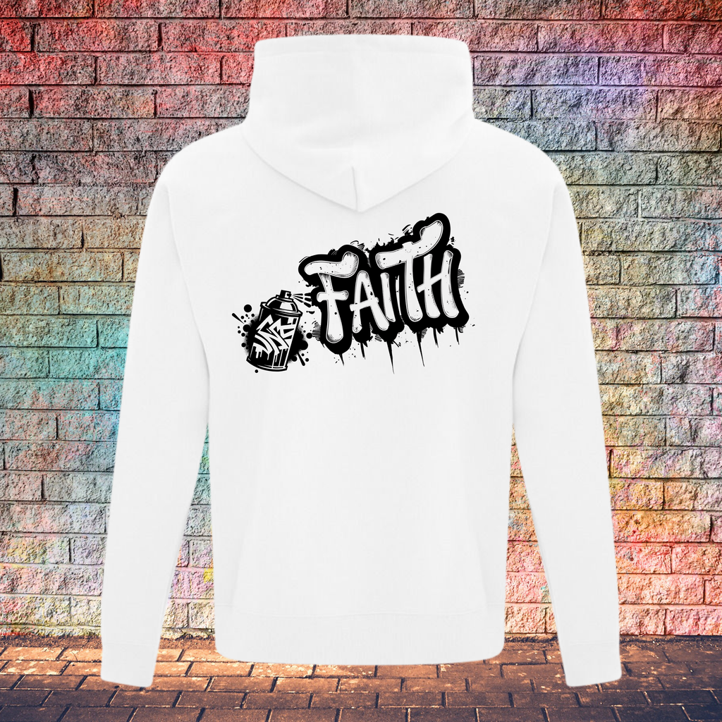 Faith Graffiti Spray - Youth Hoodie