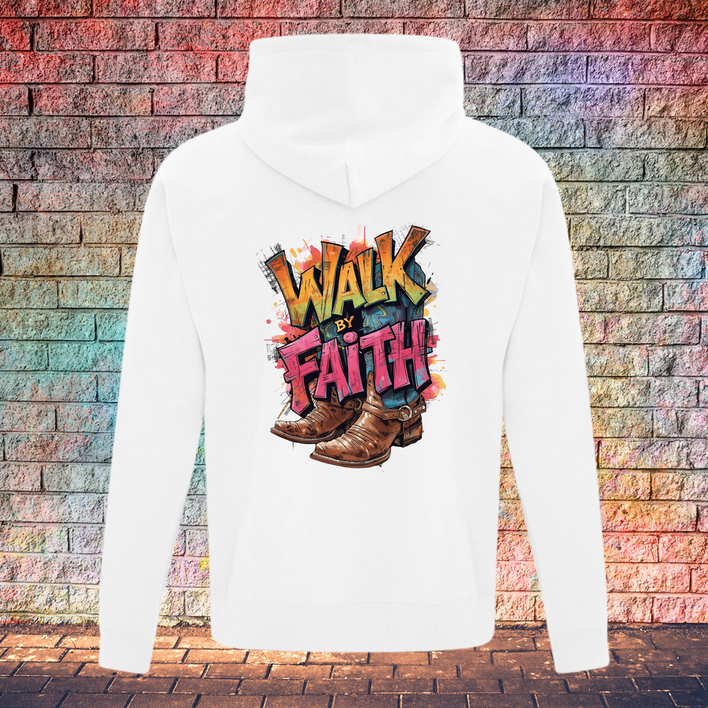 Walk By Faith / Two Boots - Youth Hoodie