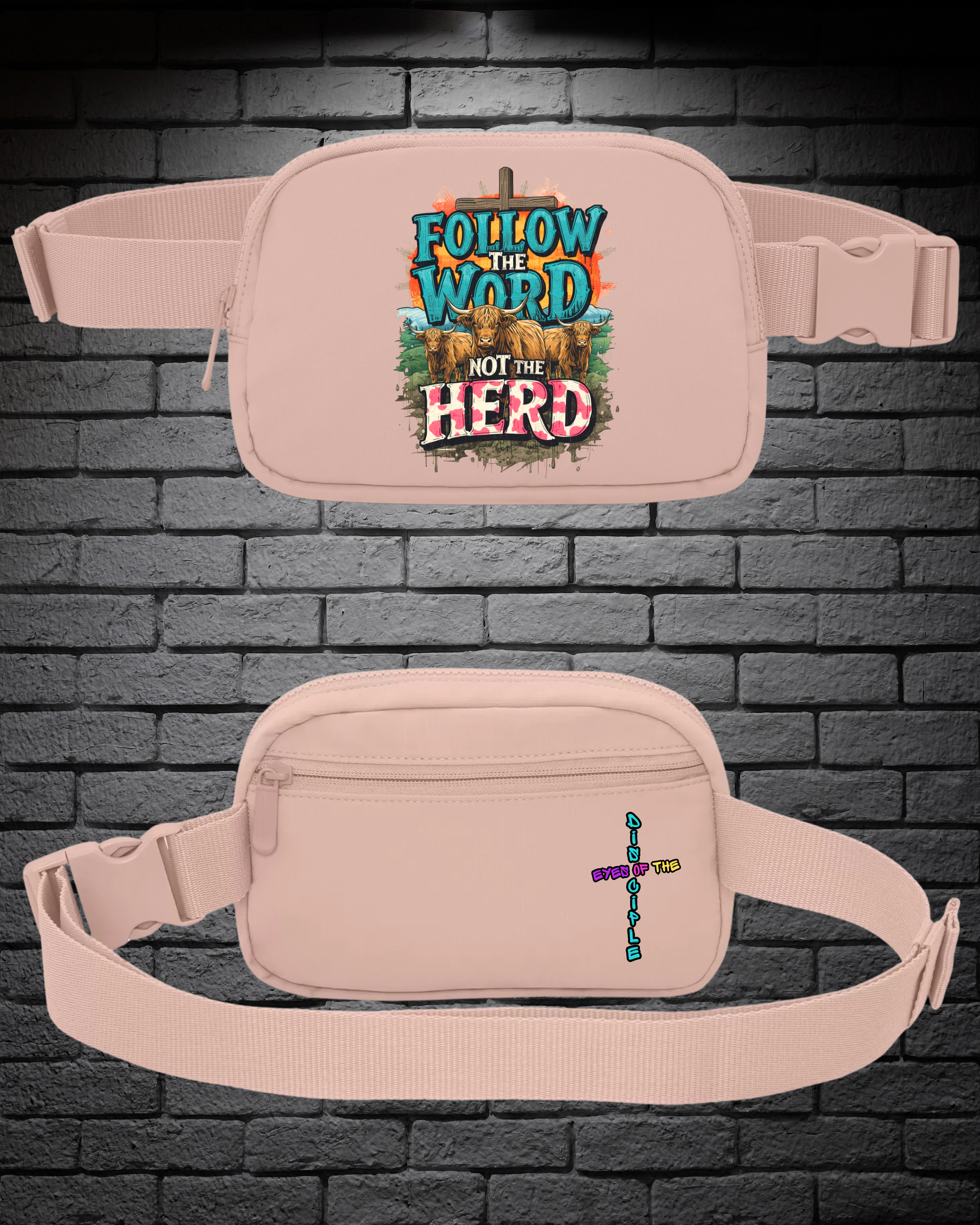 Dusty Rose - Cross Body / Hip Bag