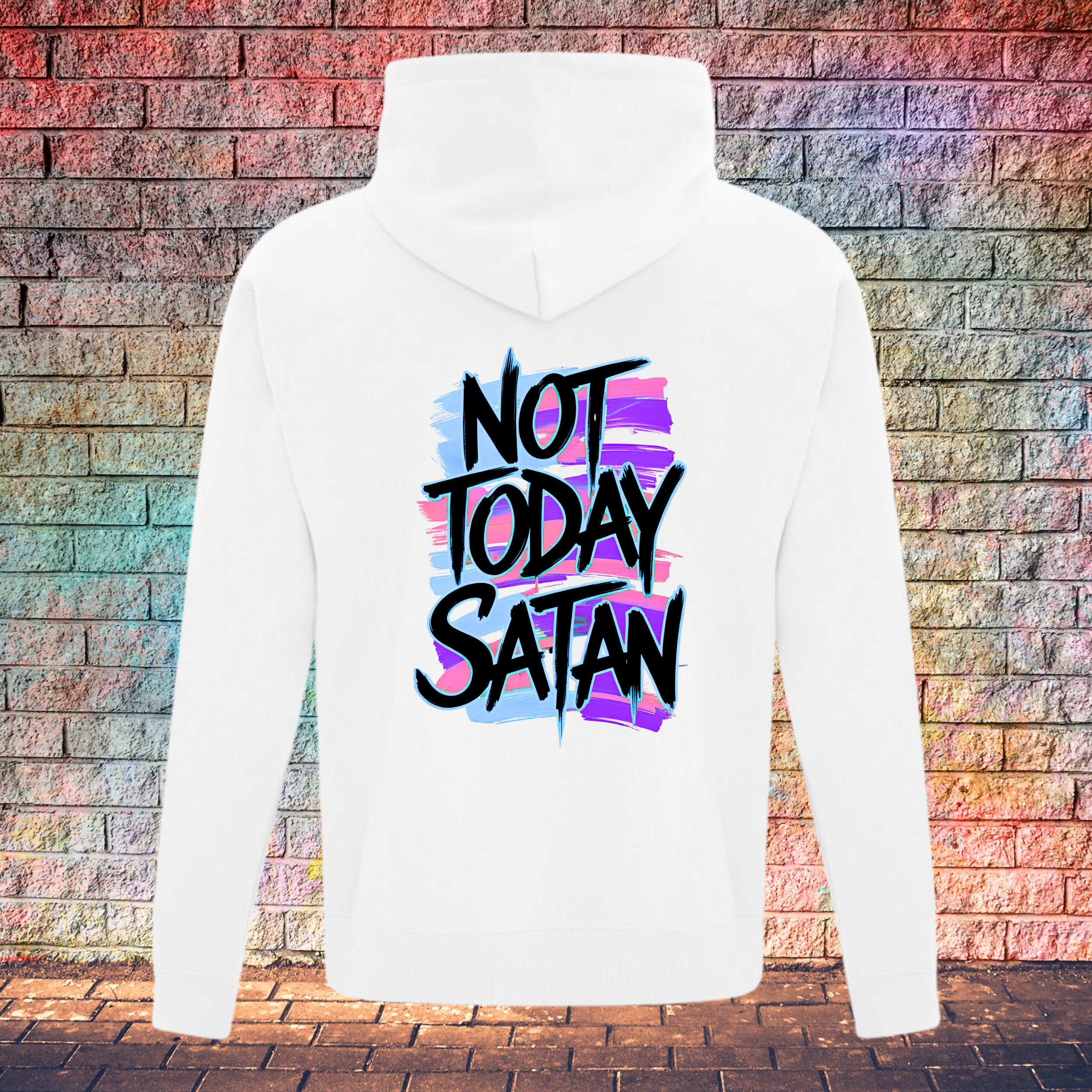 Not Today Satan - Youth Hoodie