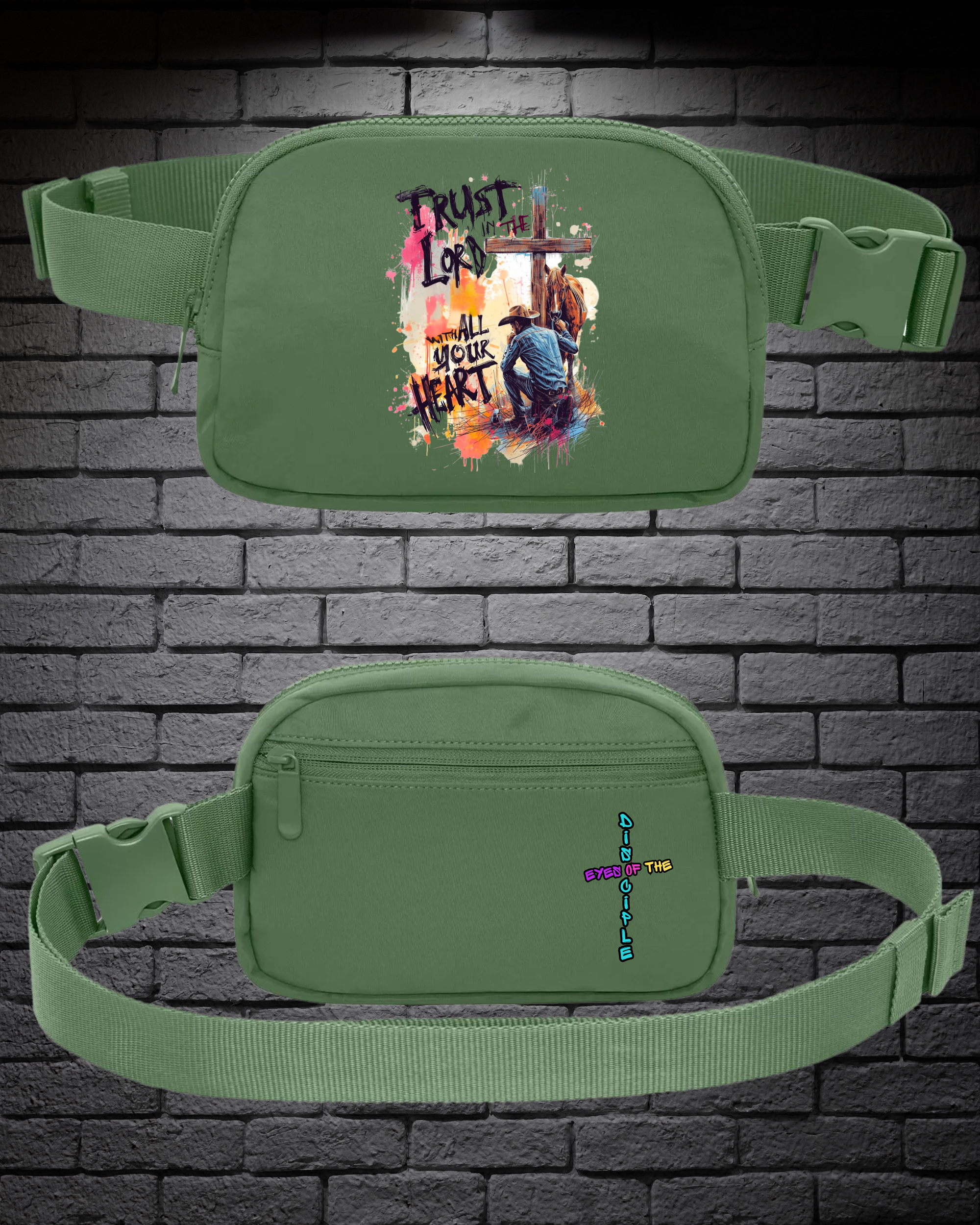 Balsam Green - Cross Body / Hip Bag