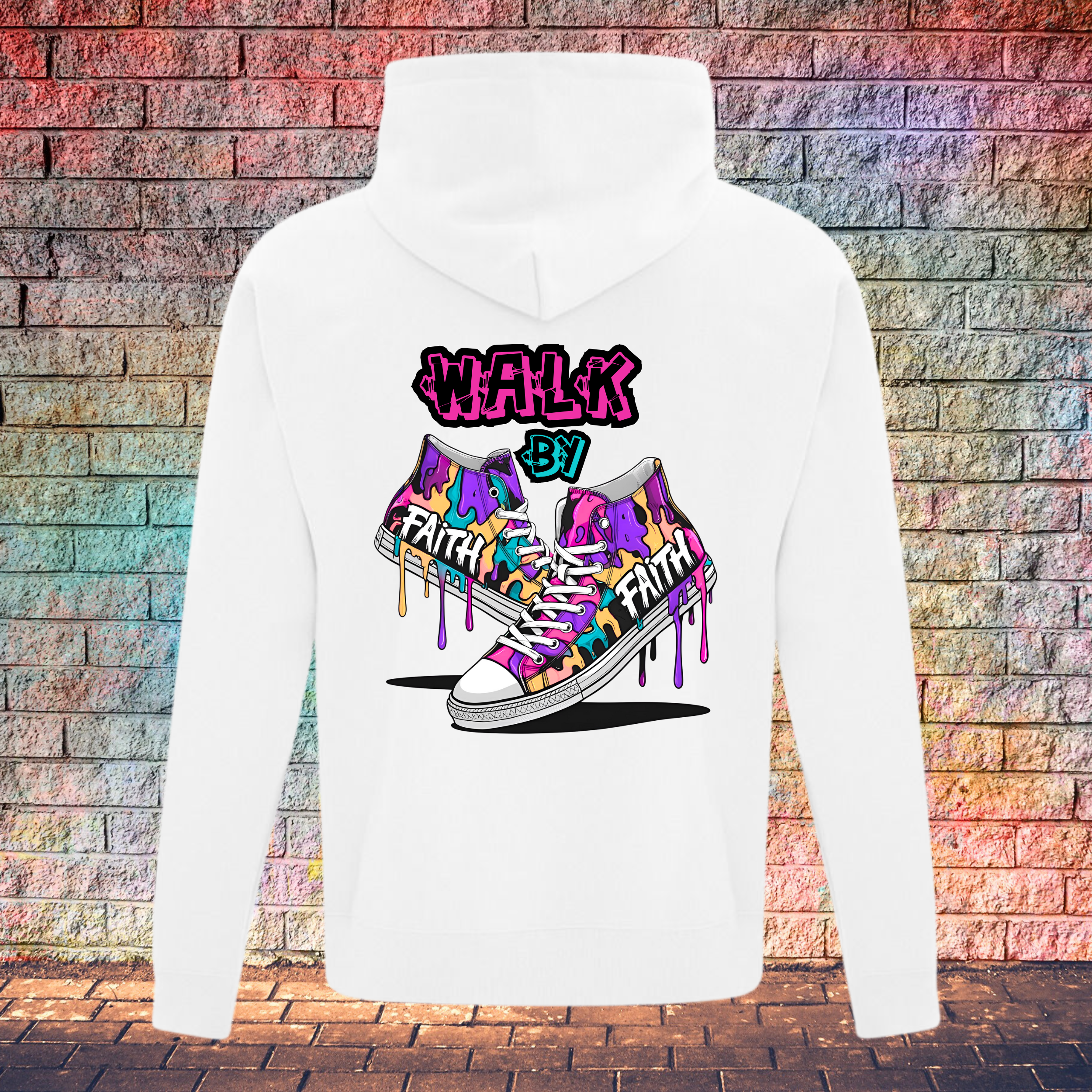 Walk By Faith / Shoes - Youth Hoodie