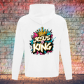 Jesus Is King Colour Burst - Youth Hoodie