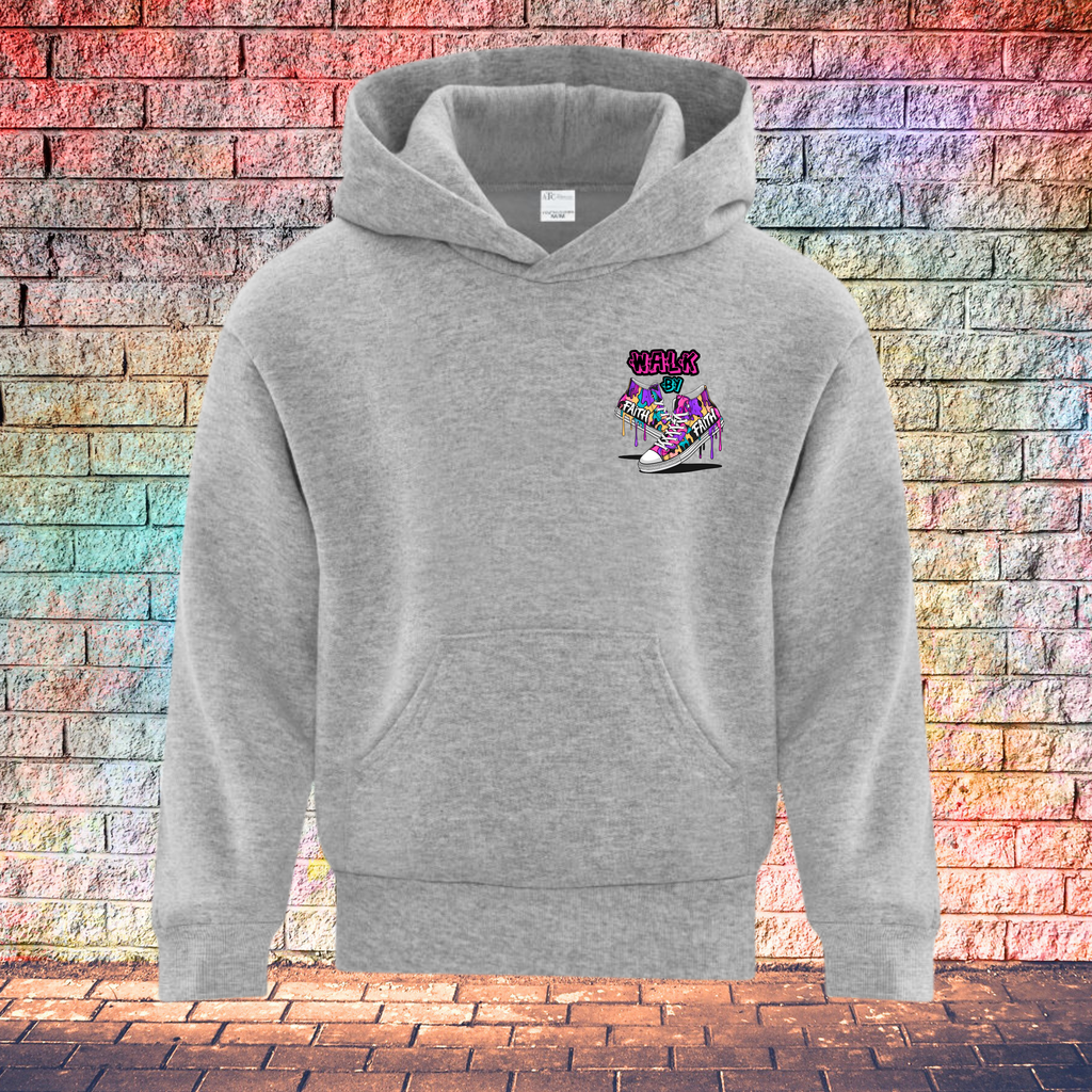 Walk By Faith / Shoes - Youth Hoodie
