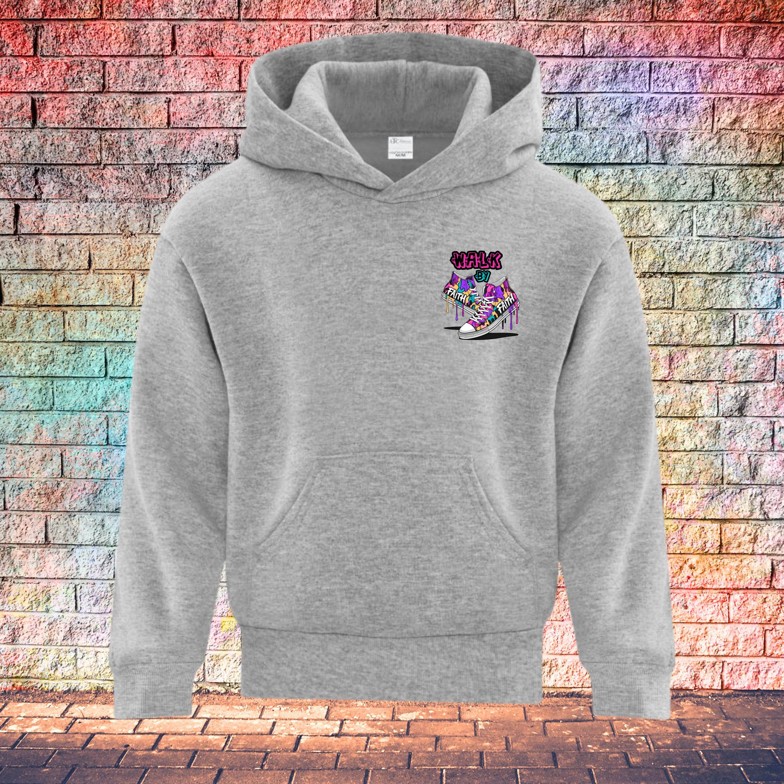 Walk By Faith / Shoes - Youth Hoodie